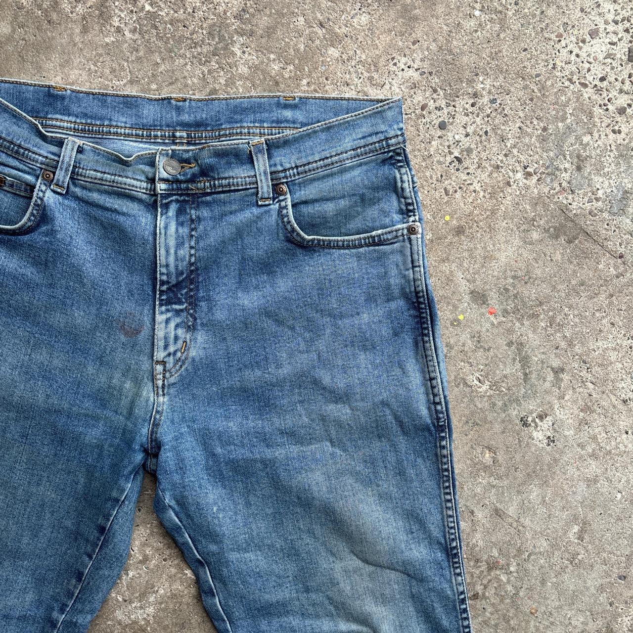 Wrangler Straight Light Blue Denim Jeans | W36 - L30