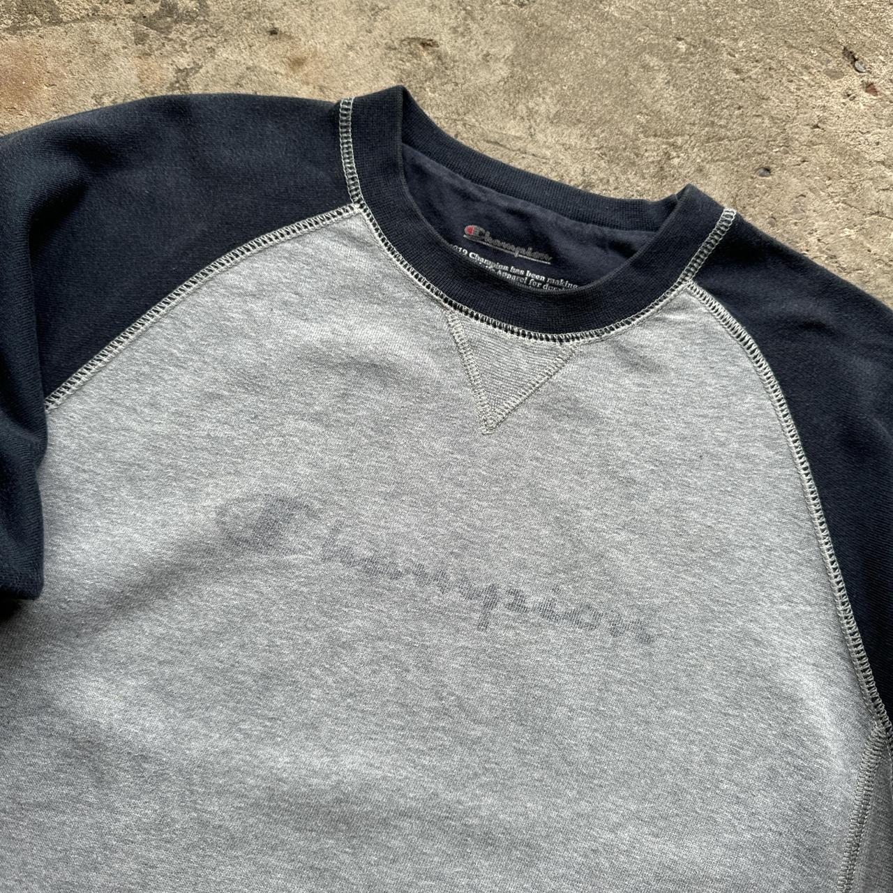 Navy and grey Champion sweatshirt