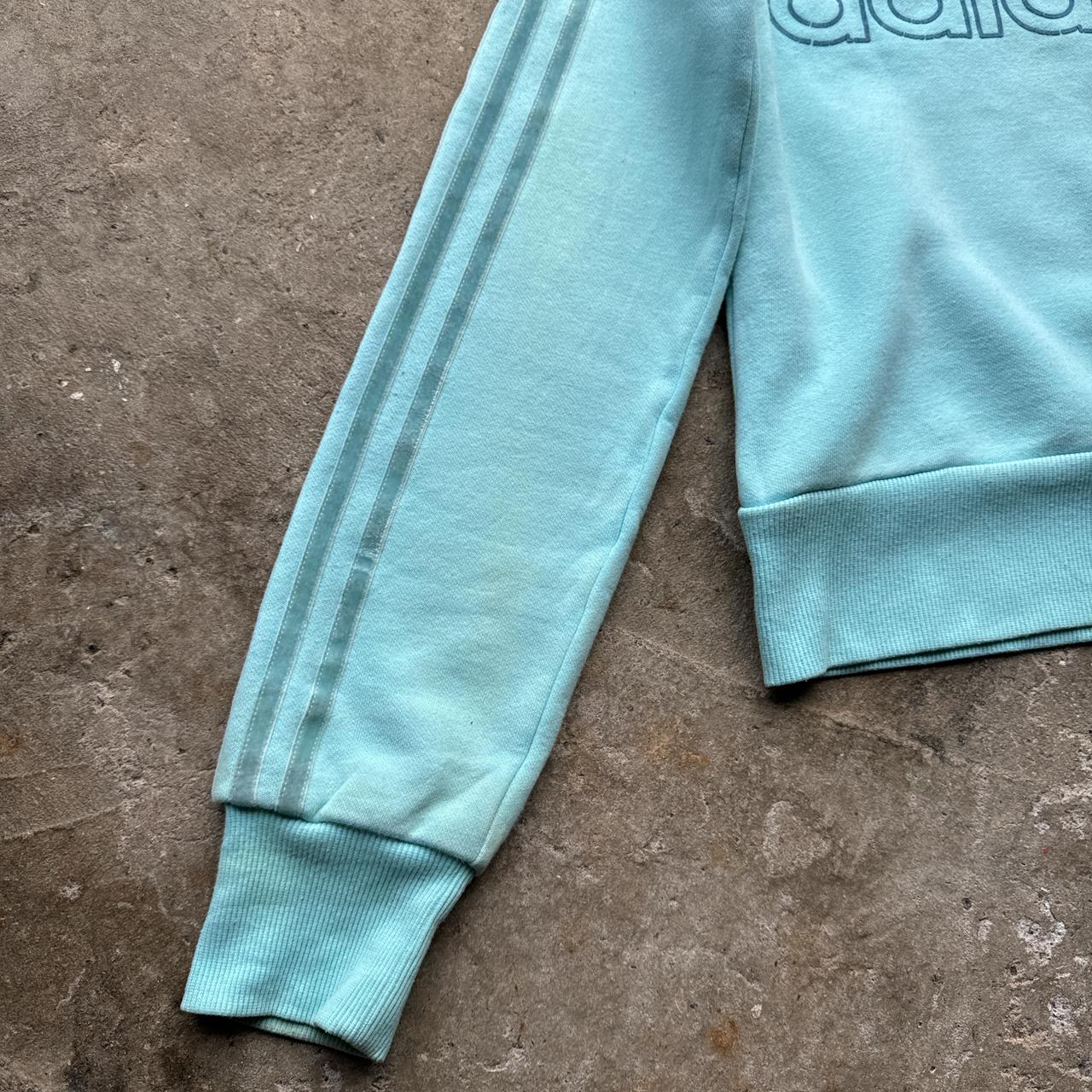 Light blue Adidas sweatshirt