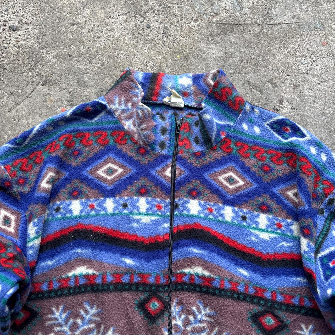 Blue Crazy winter fleece