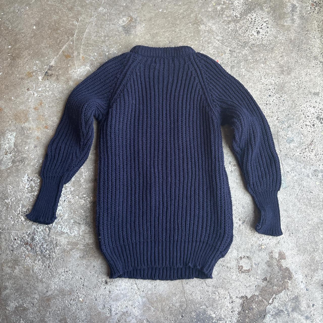Navy Fisherman’s Knit Jumper