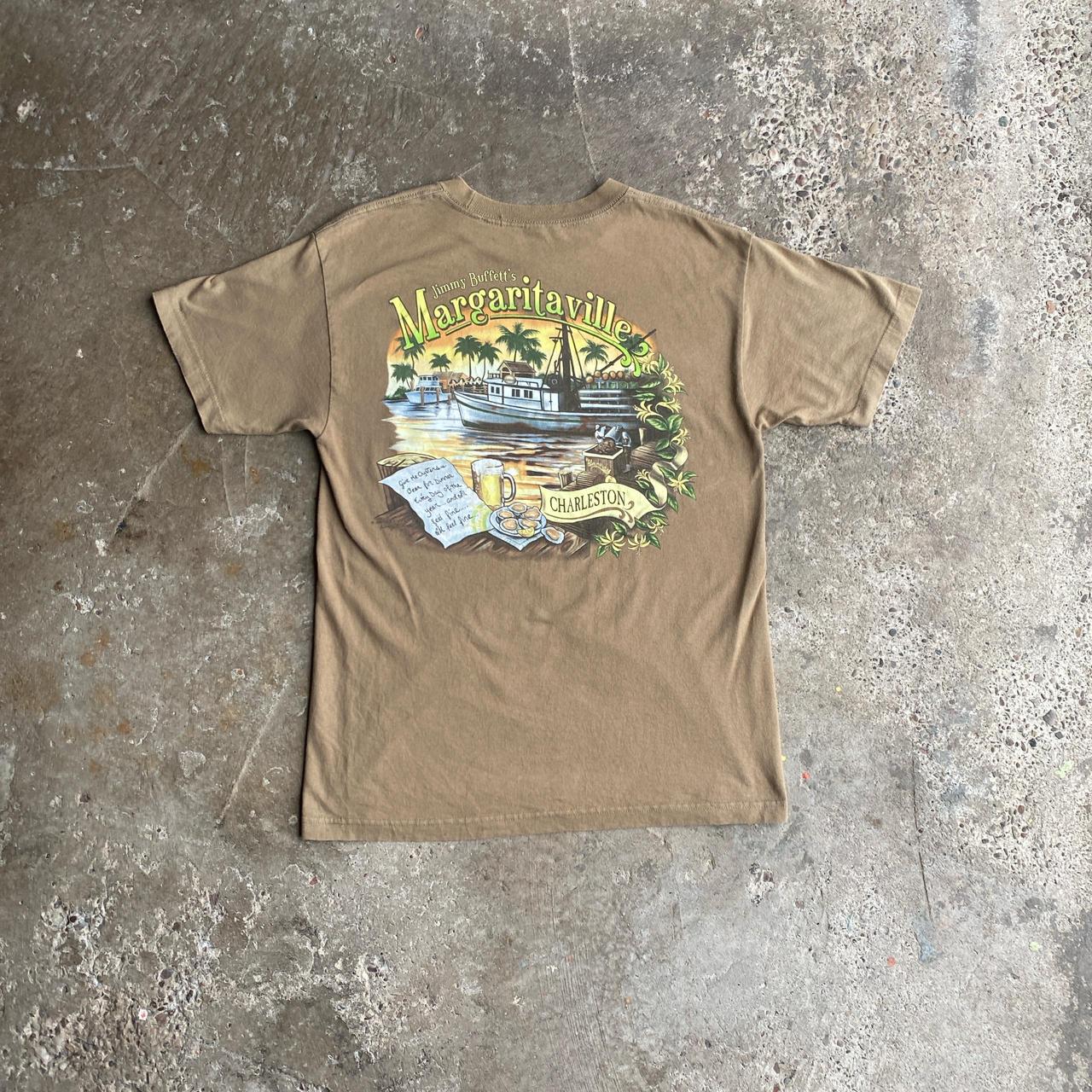 Brown Margaritaville Graphic Bar T-Shirt - L