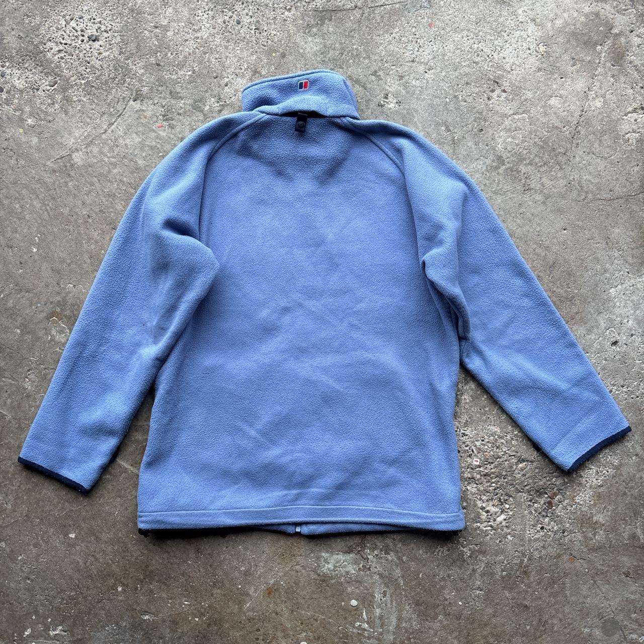 Blue Berghaus zip-up fleece