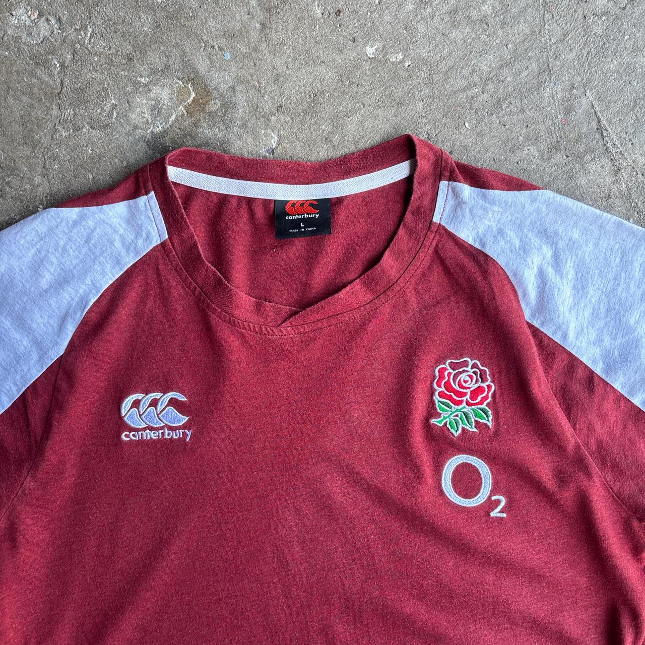 Mens Canterbury England Rugby T shirt