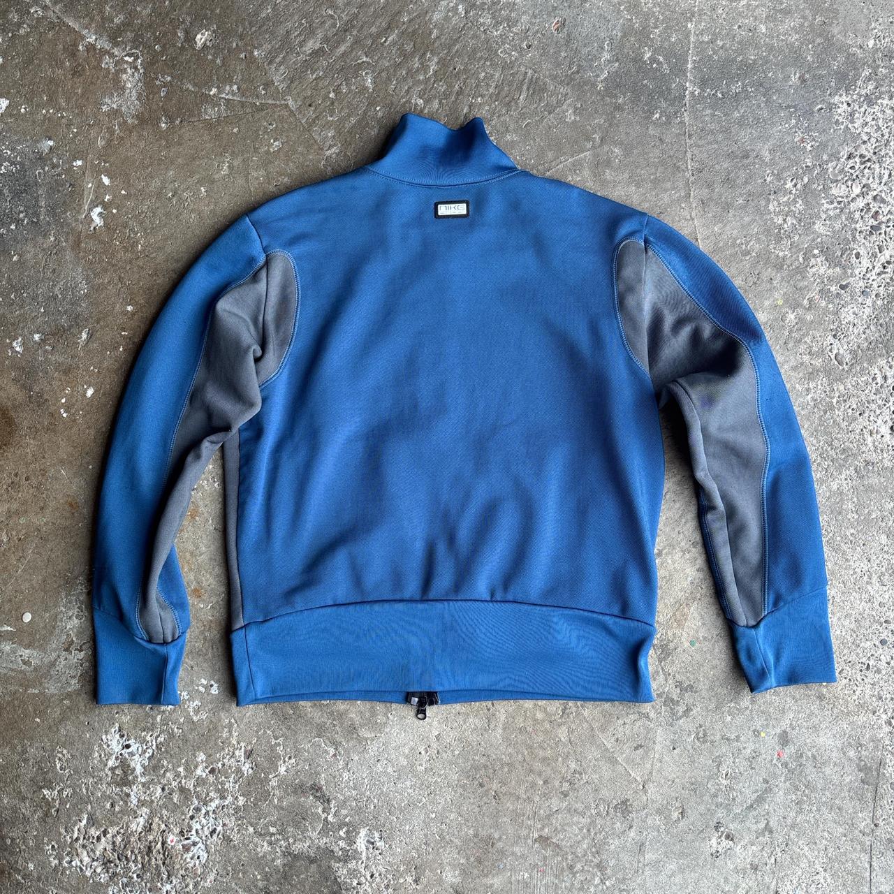Blue & Grey Nike Full Zip Tracksuit Top
