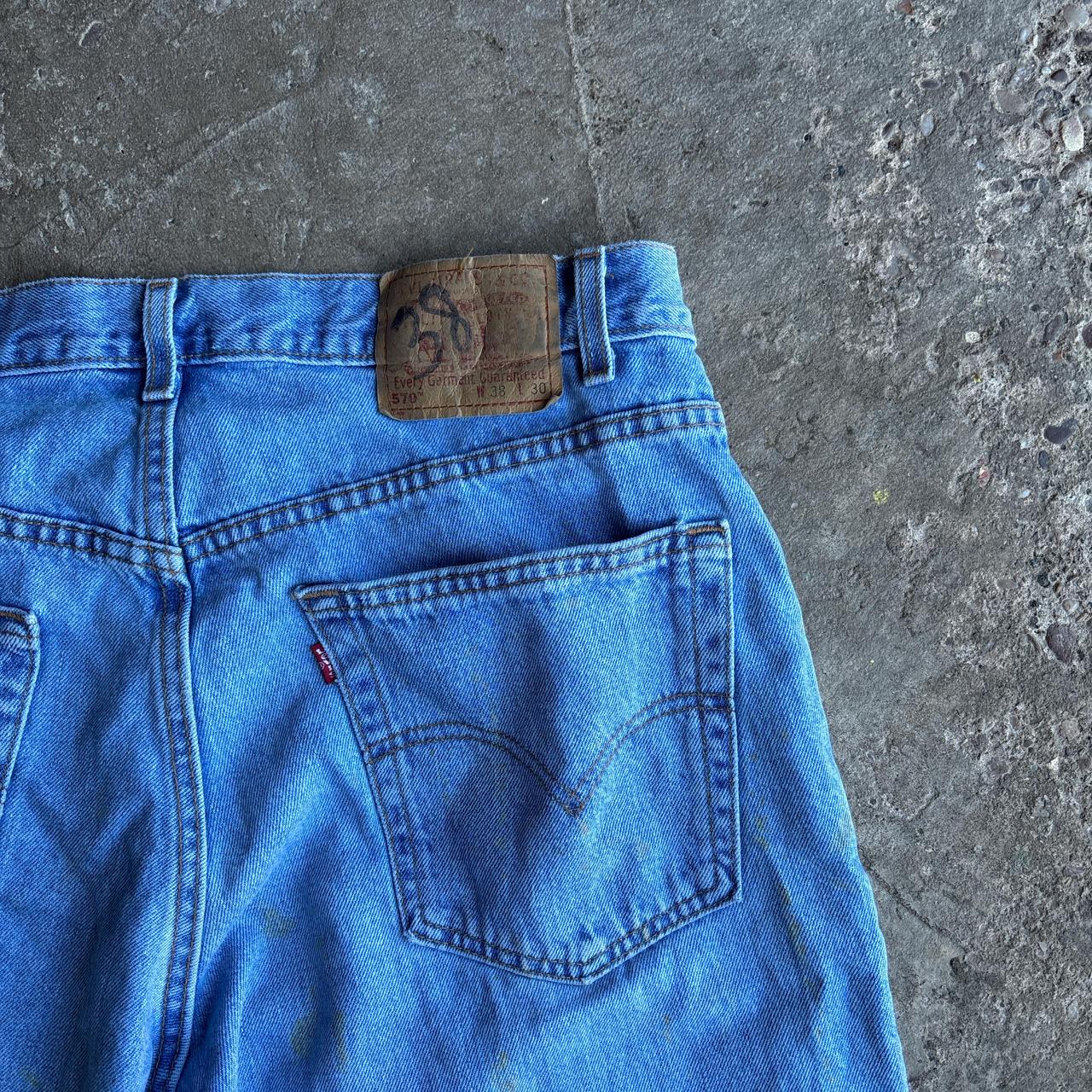 Light Blue Levi’s 570 Denim Jeans (made in America)