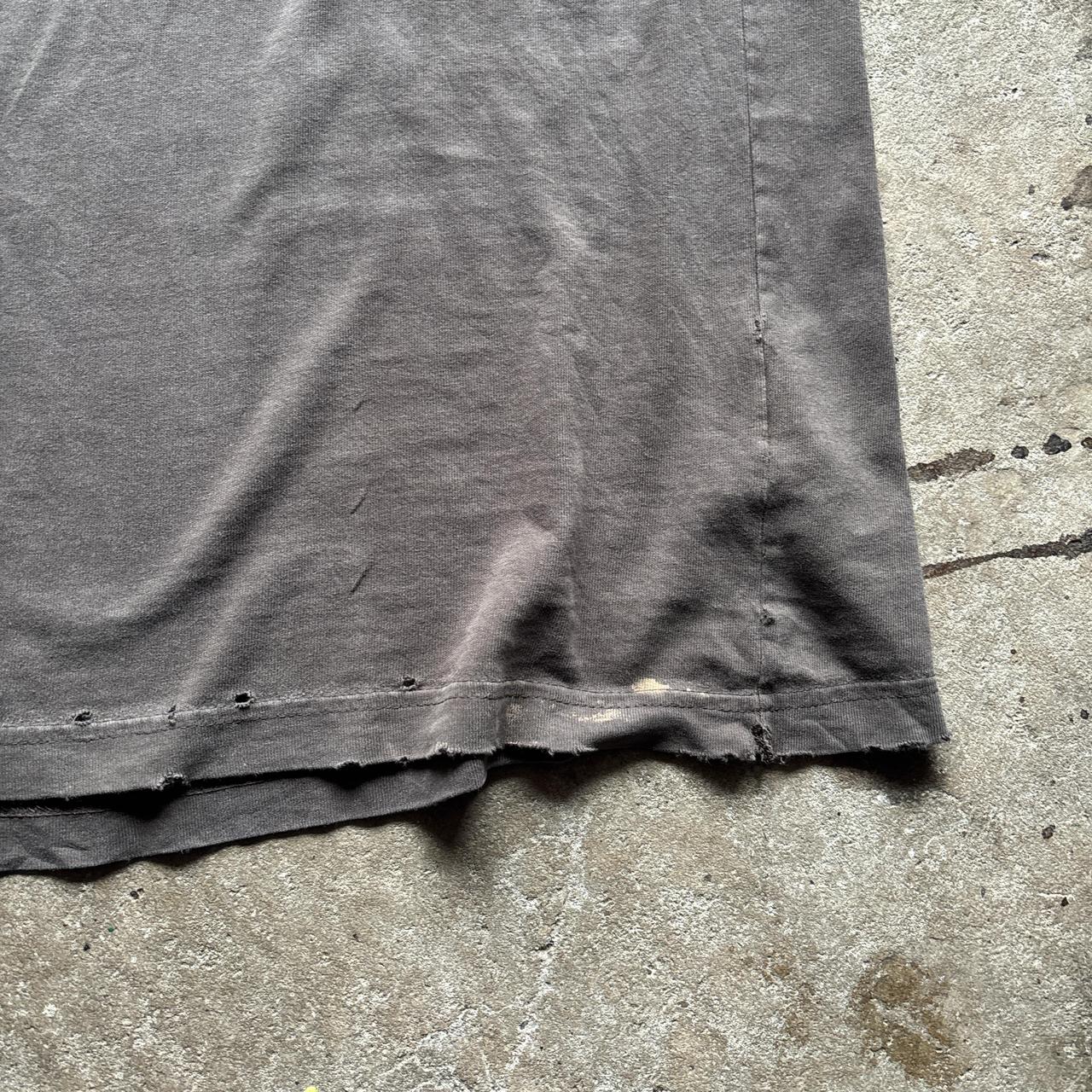 Brown Distressed Carhartt T-shirt - L