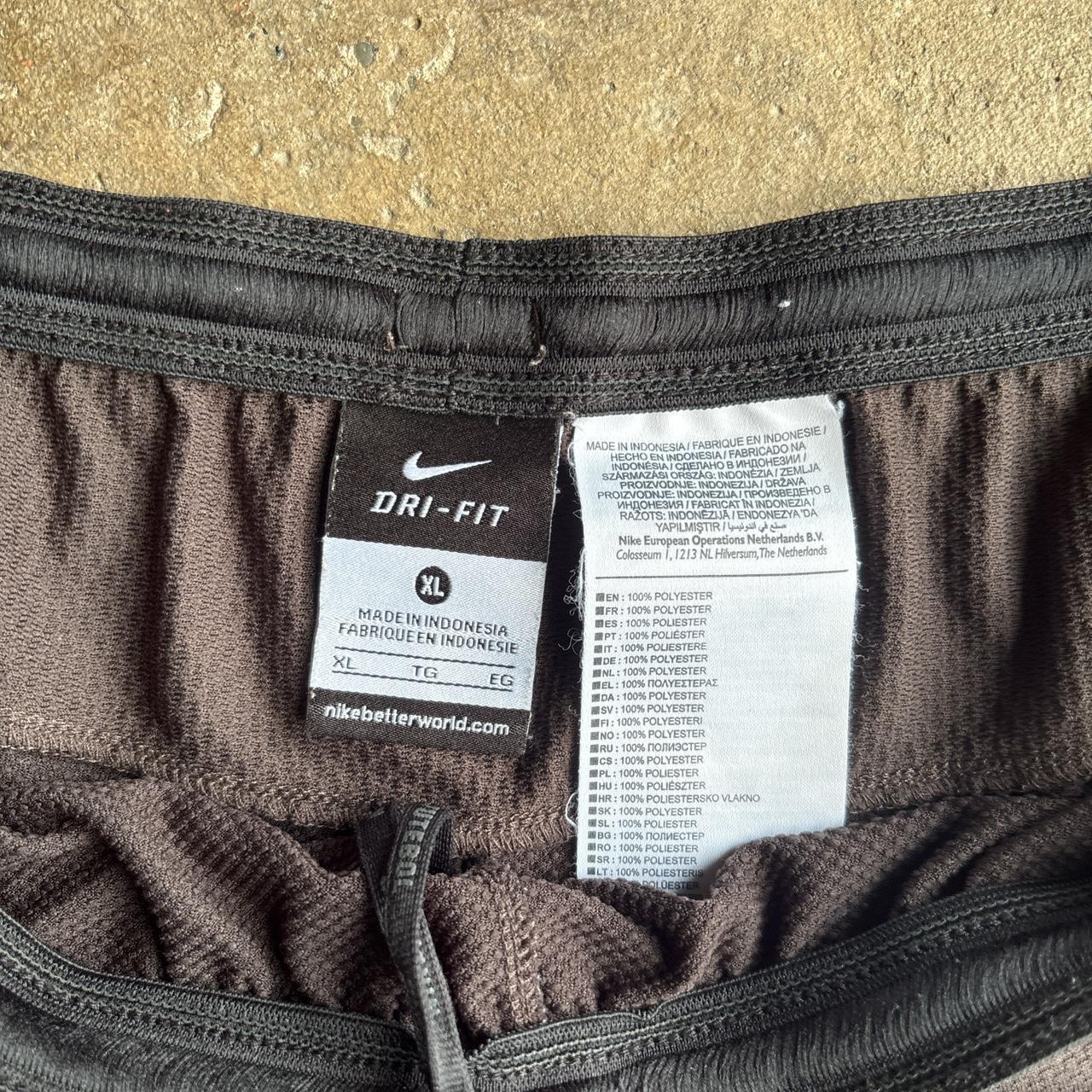 Brown Nike Roma Dri-Fit Football Shorts