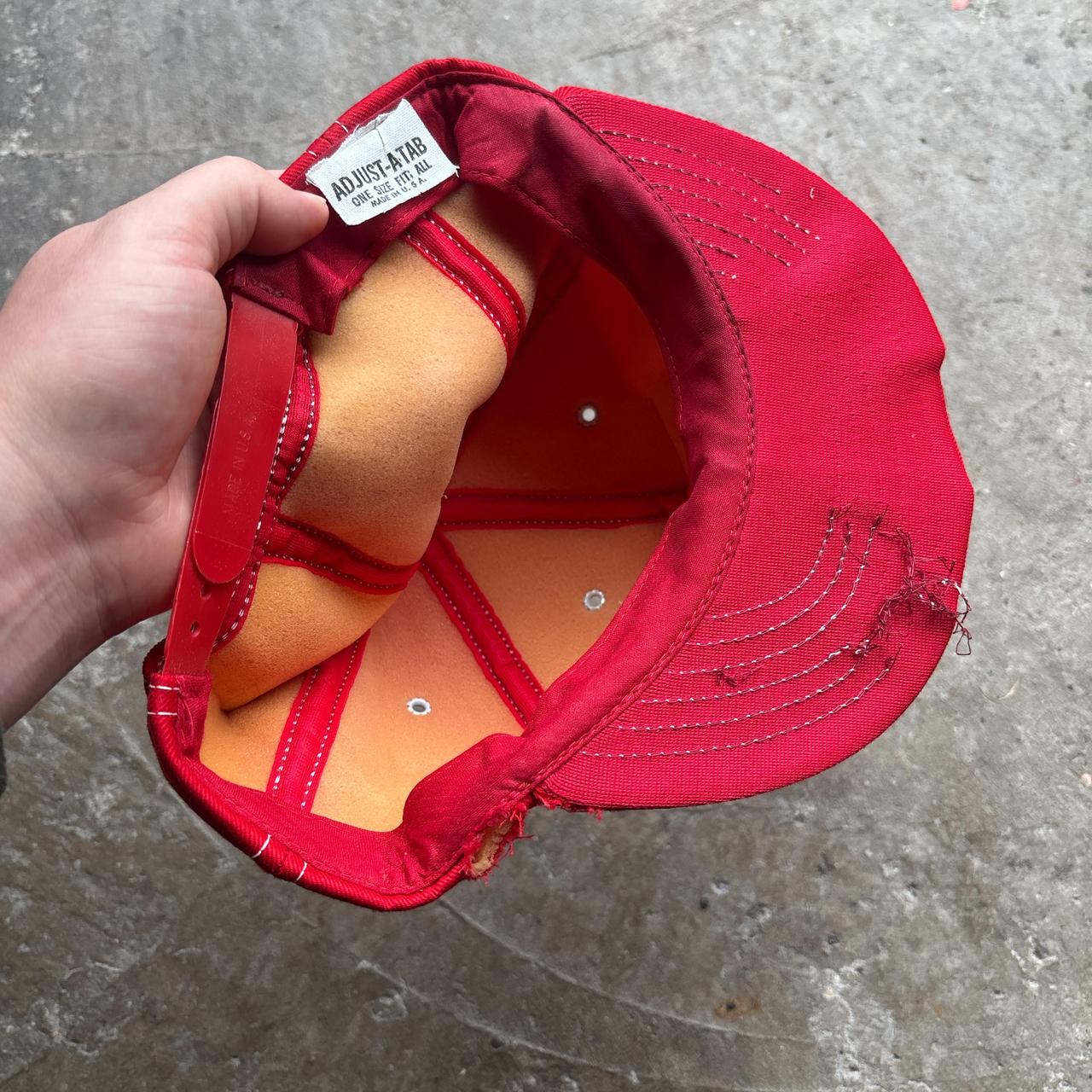 Red Vintage Trucker Cap with ‘Wilson 1800’ patch - OS