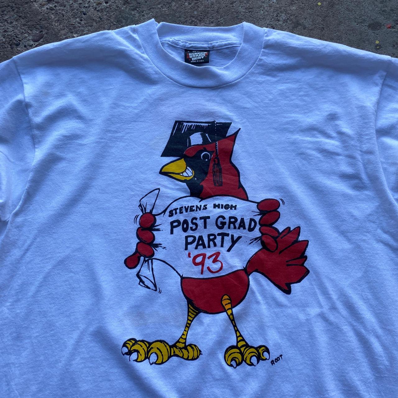 90s White Party single stitch tee - L