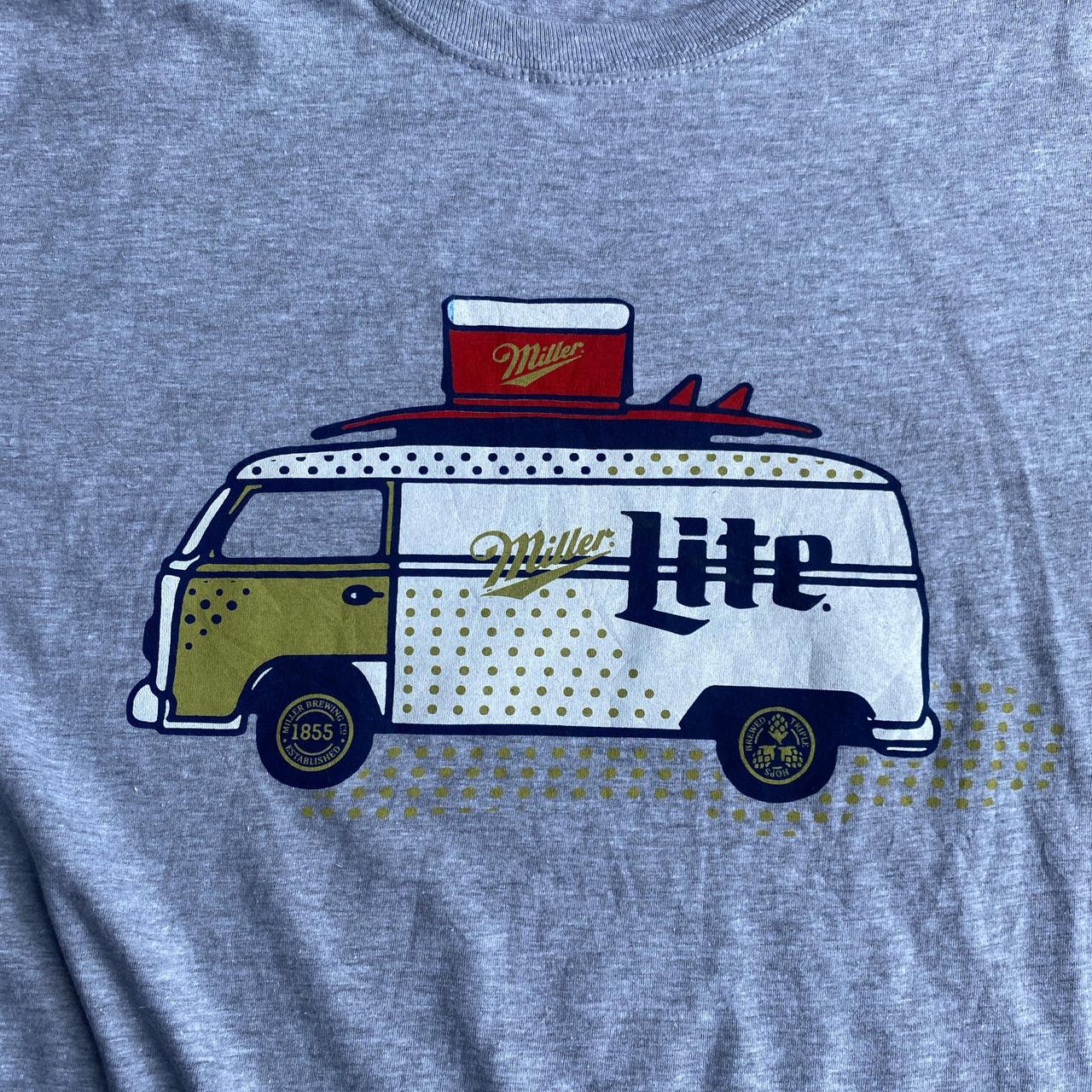 Grey Bud Lite Graphic T-Shirt