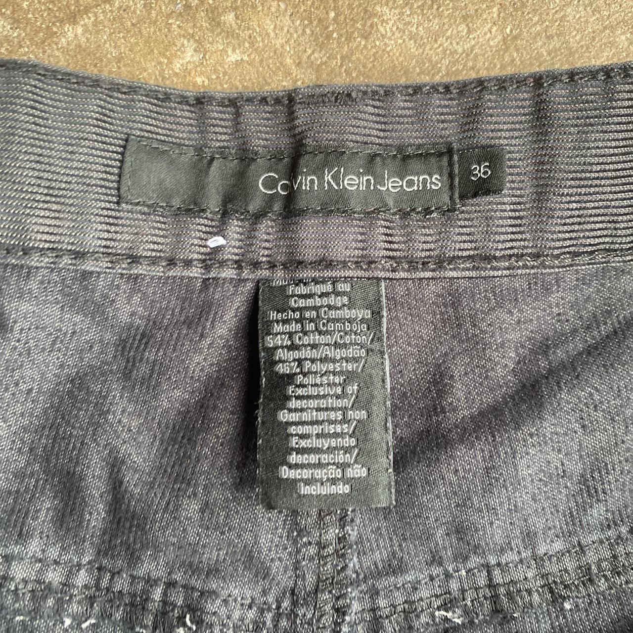 Washed Black Calvin Klein Jeans Corduroy Trousers - 36