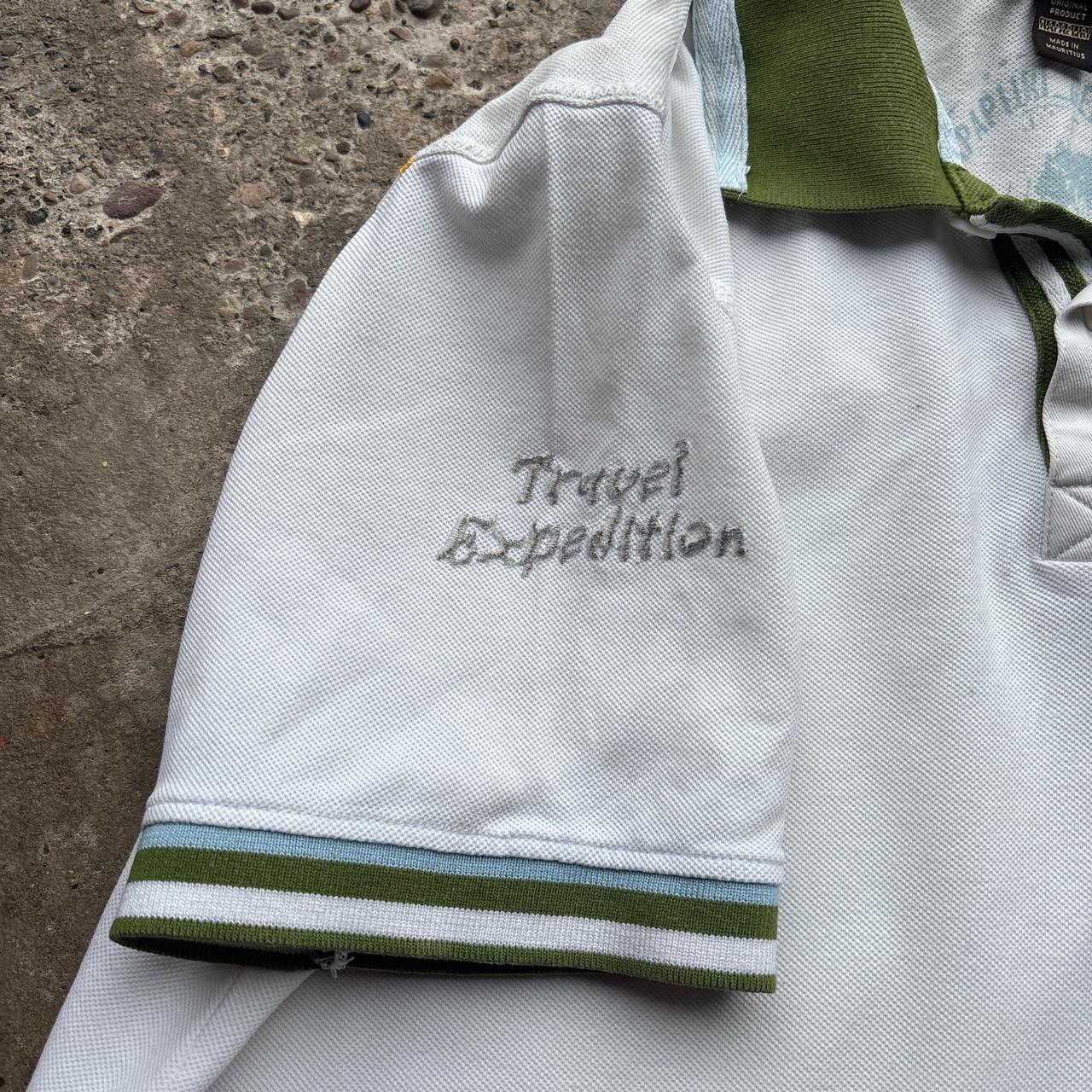 White Napapijri polo shirt - M