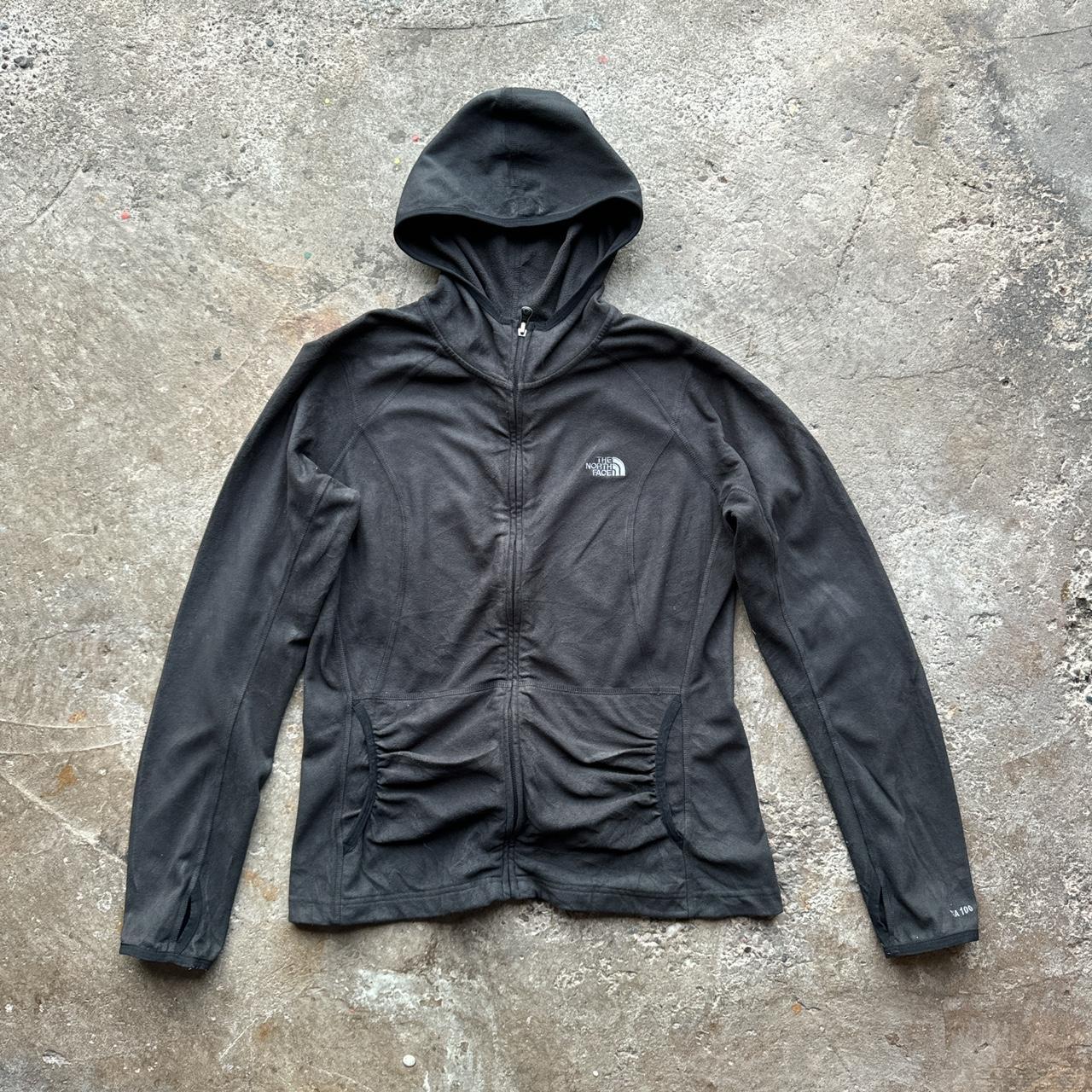 Black The North Face zip-up hoody