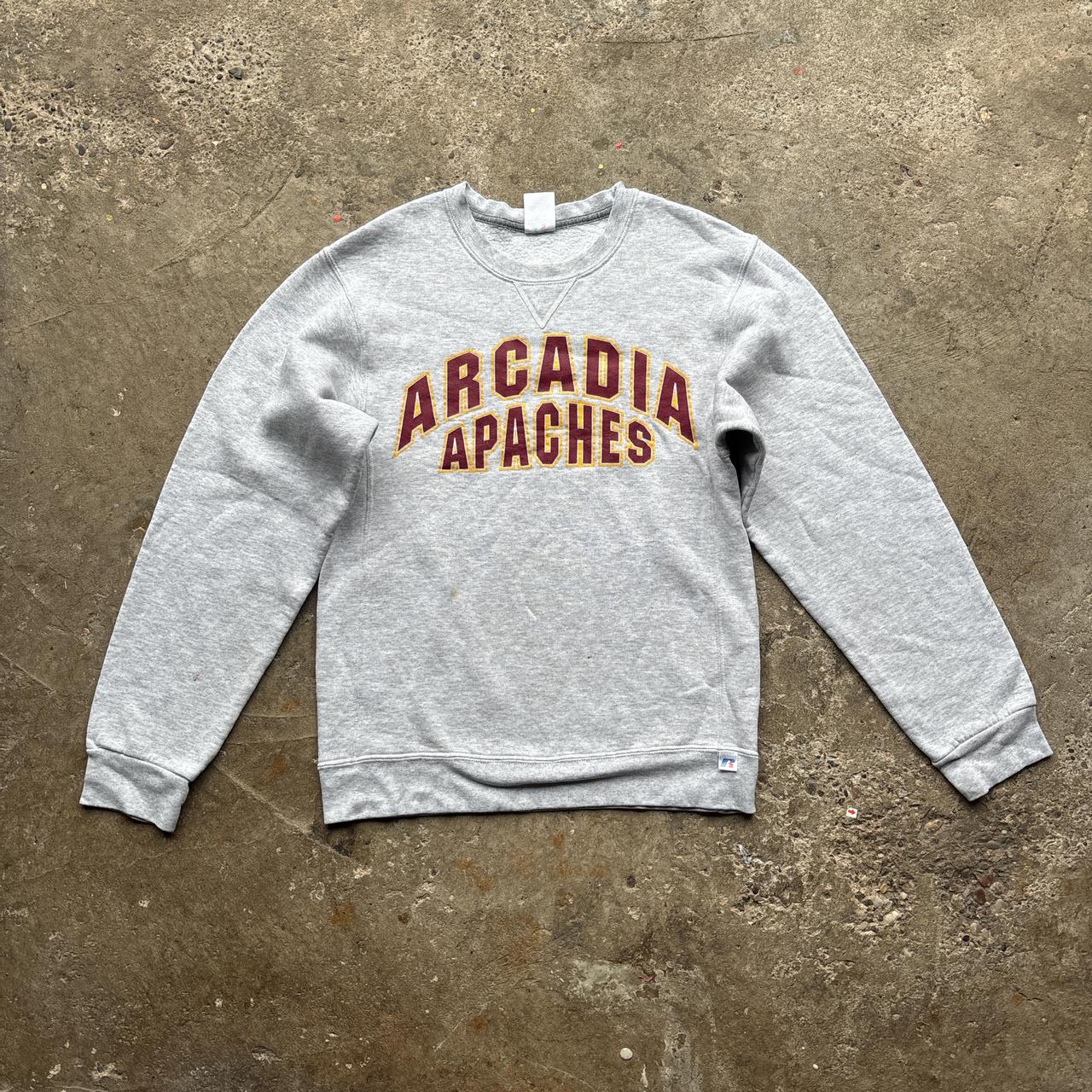 Grey Russell Athletic “Arcadia Apaches” crewneck sweatshirt