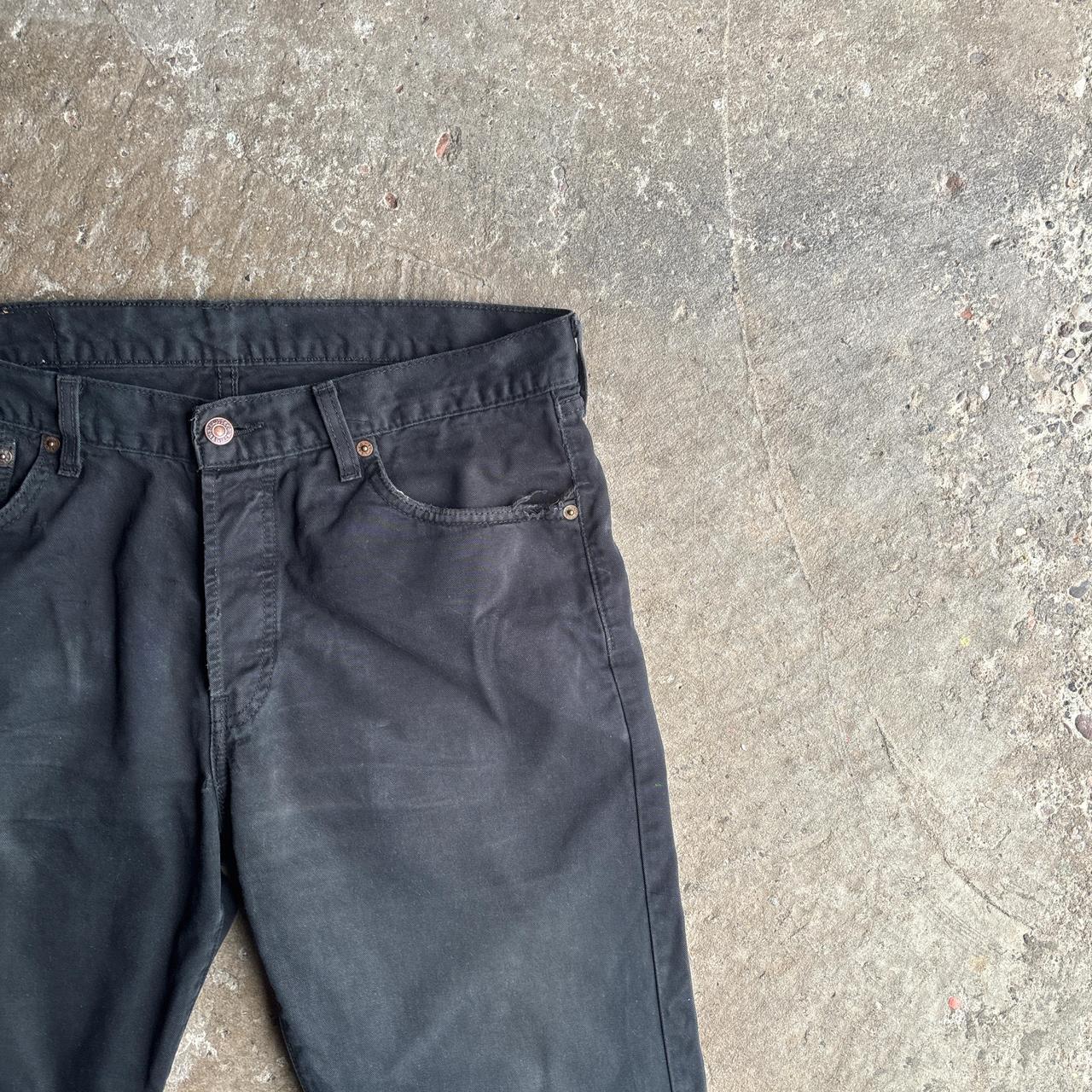 Washed Black Denim Levi’s 582 Jeans - W34