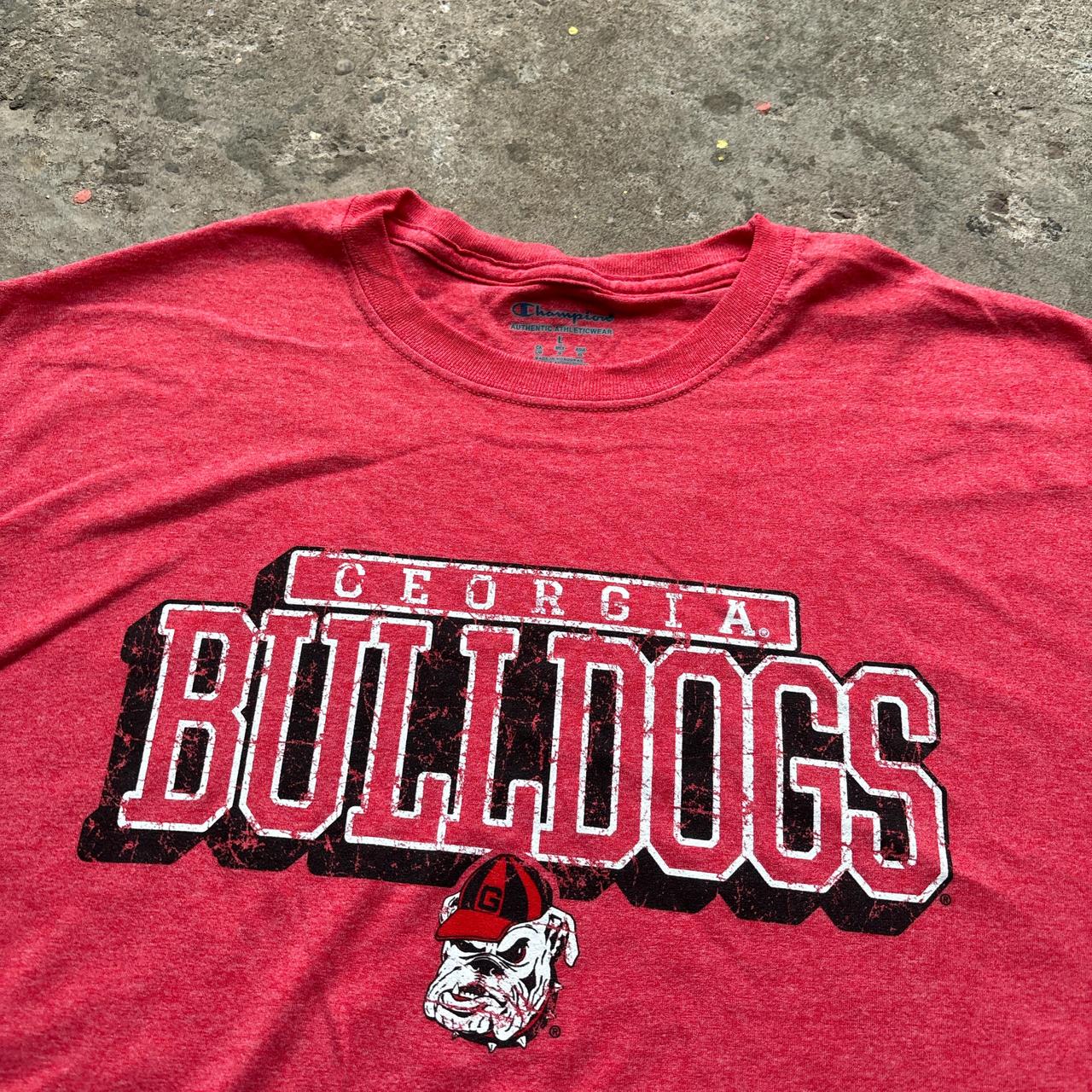 Red champion Georgia Bulldogs t-shirt