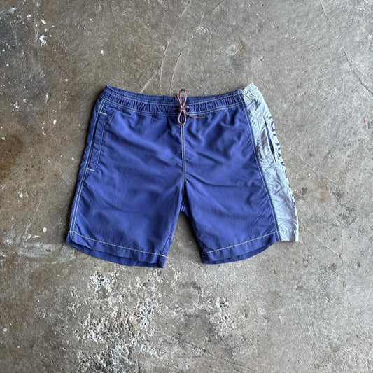 Purple & White Napapirjri Swim Shorts