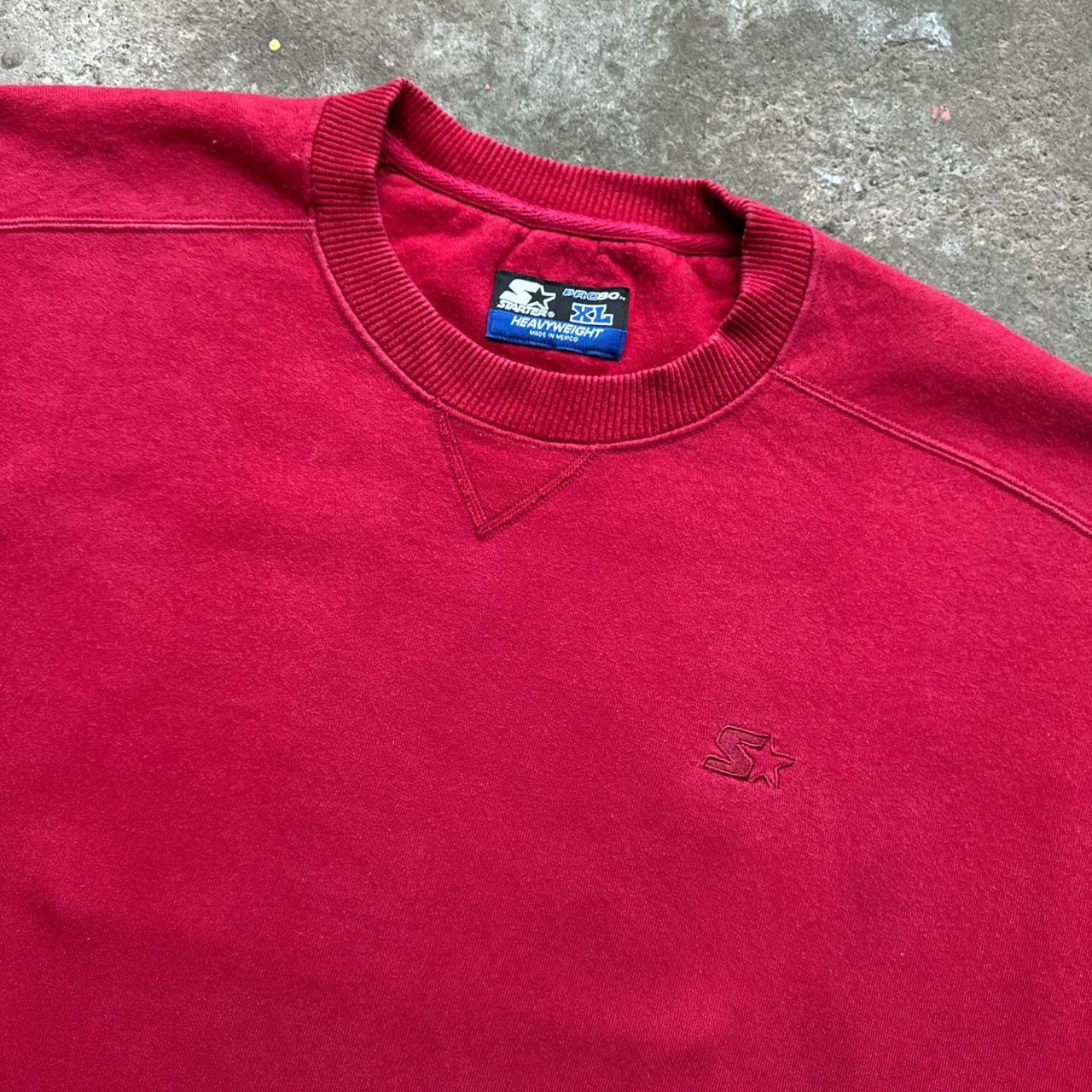 Red Starter sweatshirt