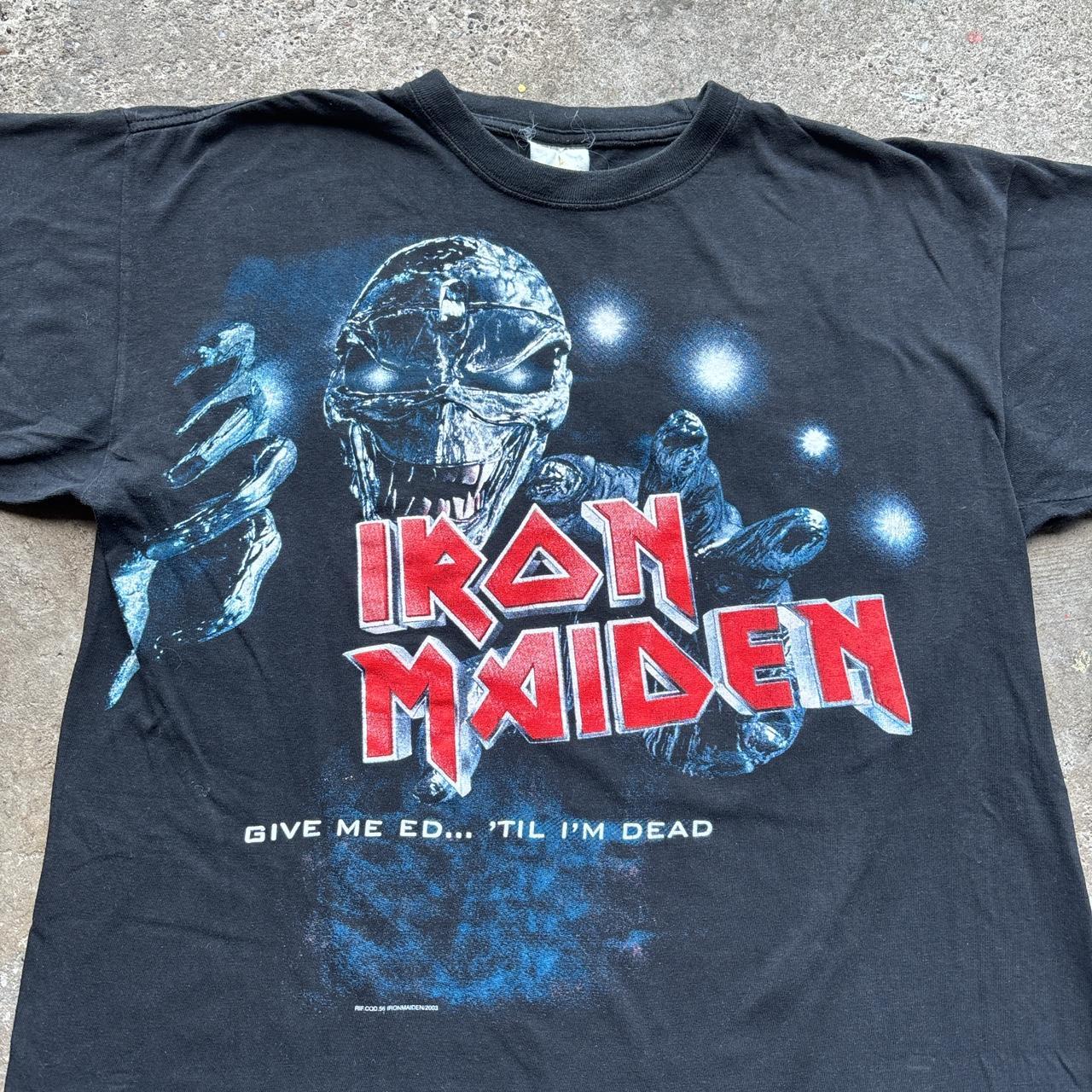 Black Iron Maiden 2000 “Give Me Ed Til I’m Dead” Tour T-shirt