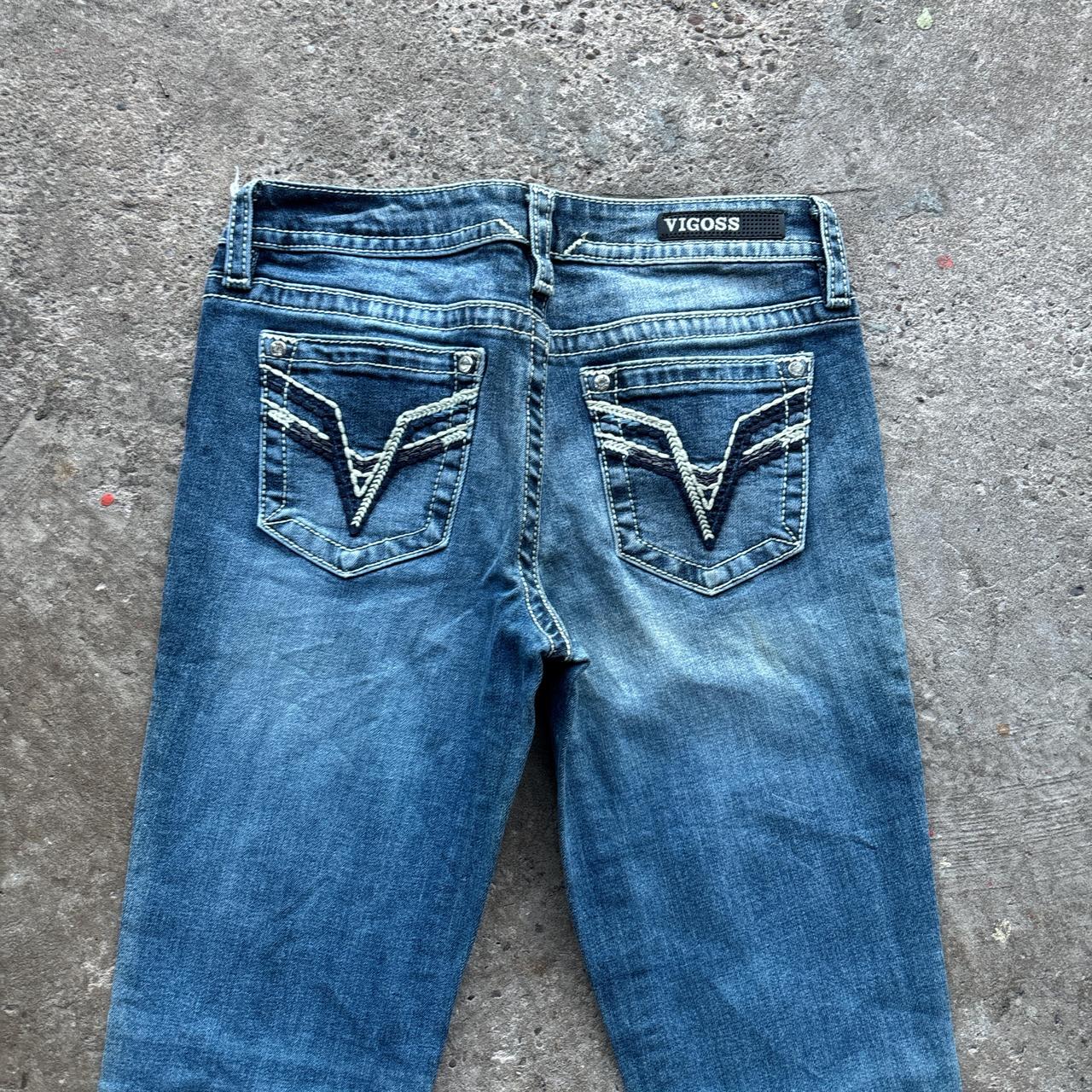 Y2K blue Vigoss bootcut jeans