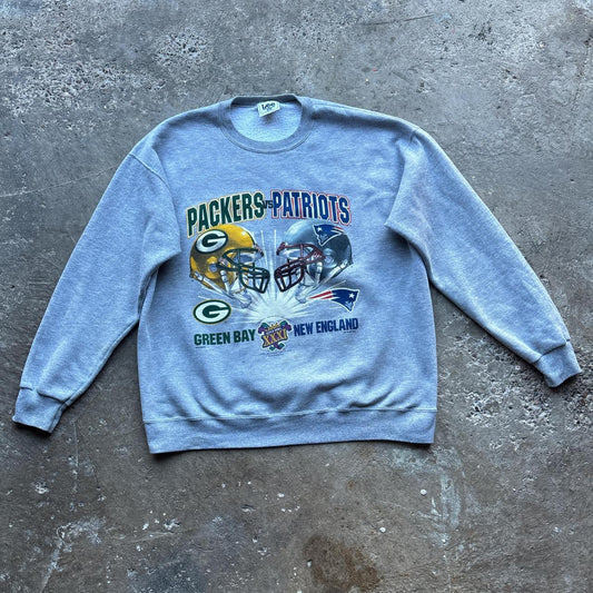 Grey 1997 Super Bowl 31 Lee Sport sweatshirt - XL