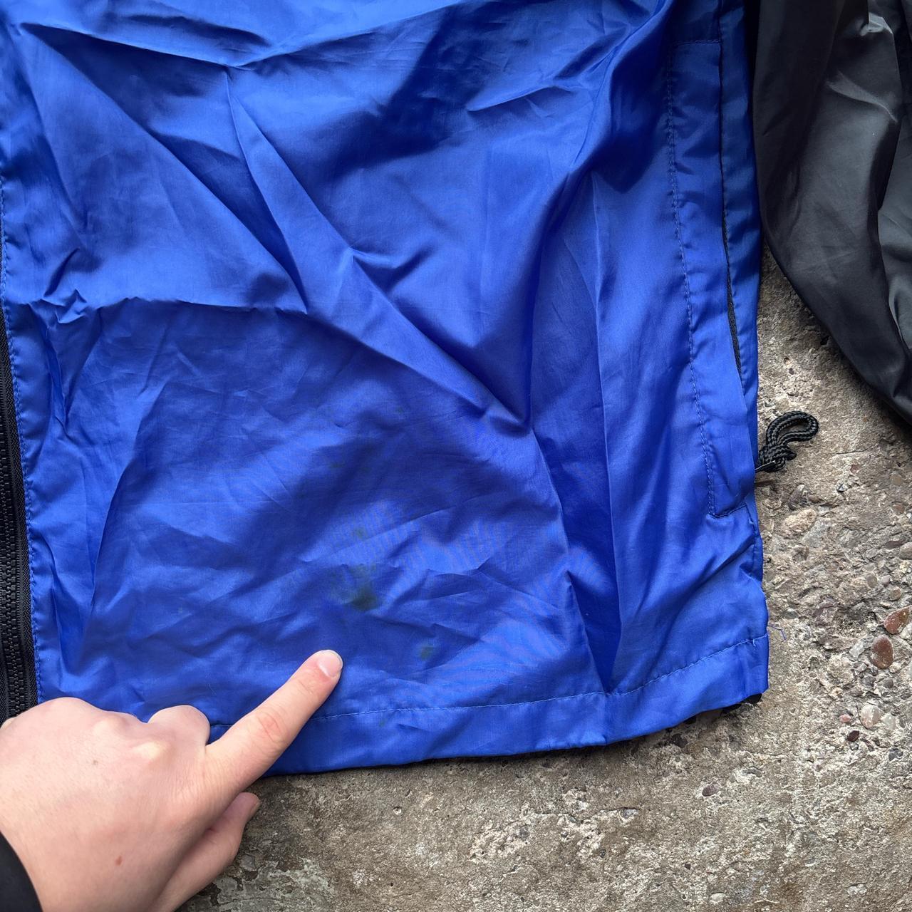 Snap-on Racing windbreaker jacket in black and blue