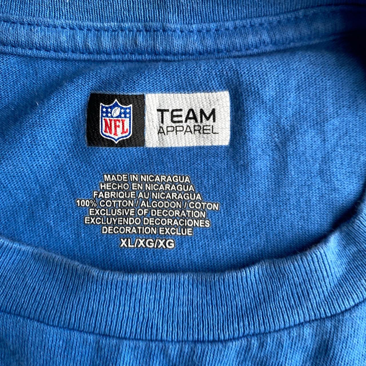 Blue Detroit Lions NFL T-Shirt - XL