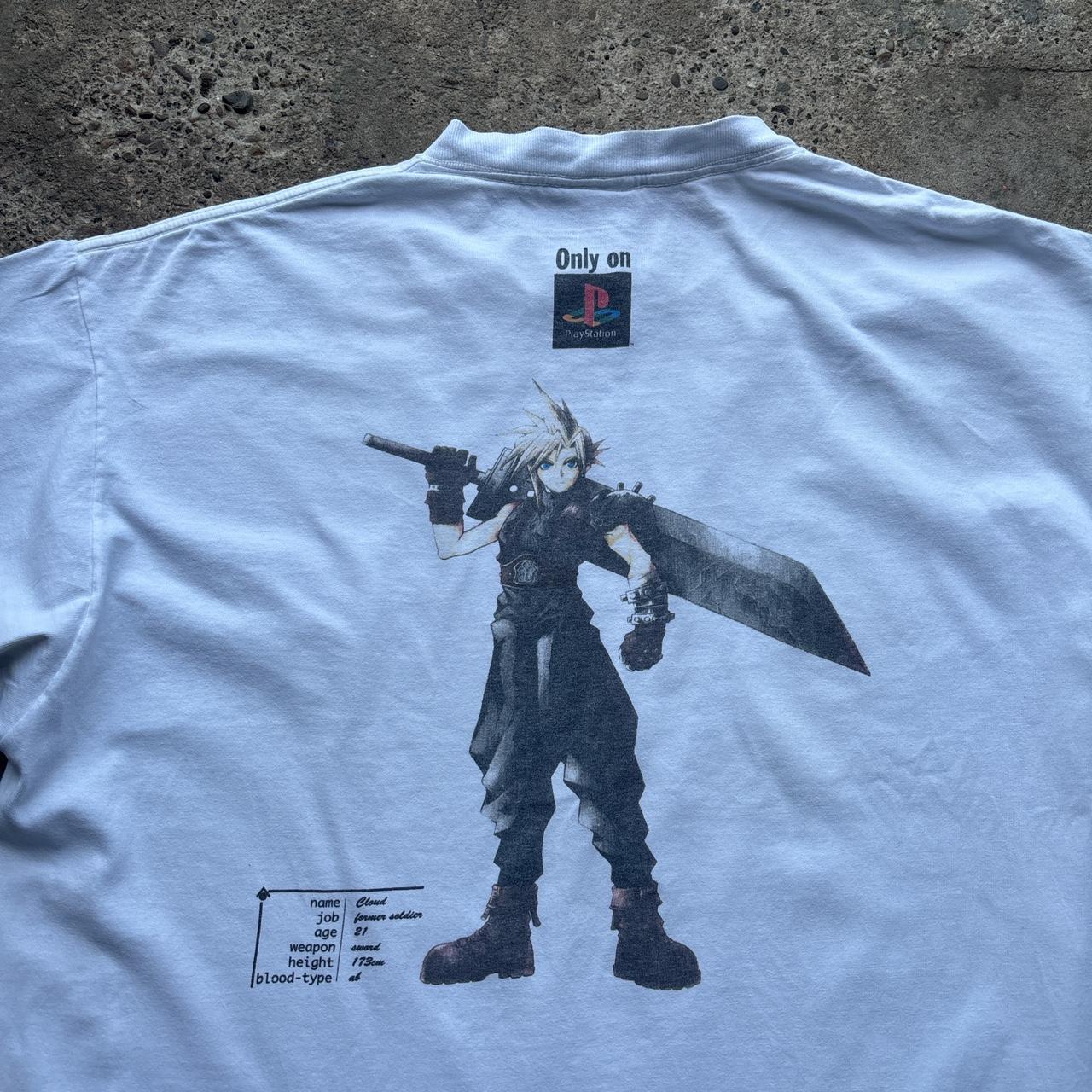 Vintage Final Fantasy VII Cloud Playstation promo t-shirt - XL