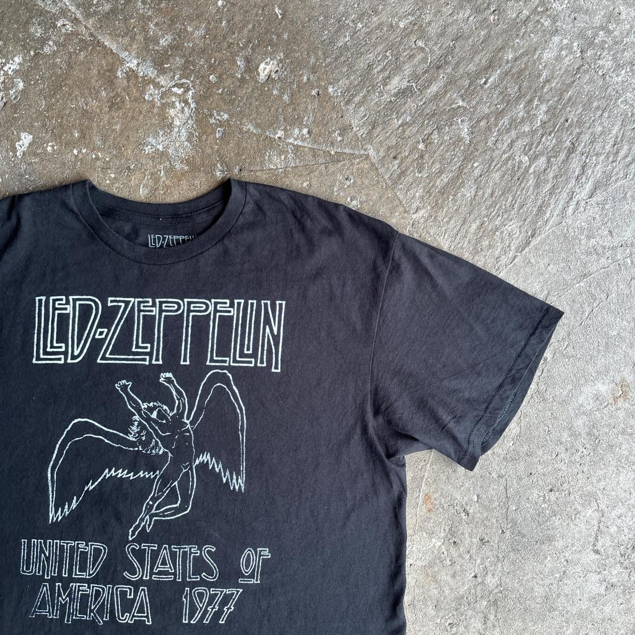 Black Led Zeppelin Graphic T-Shirt