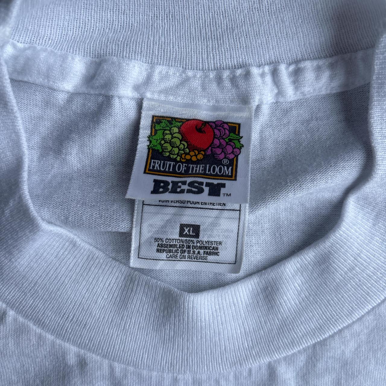 Vintage White Single Stitch Graphic ‘Chicago Peak District’ T-Shirt - XL