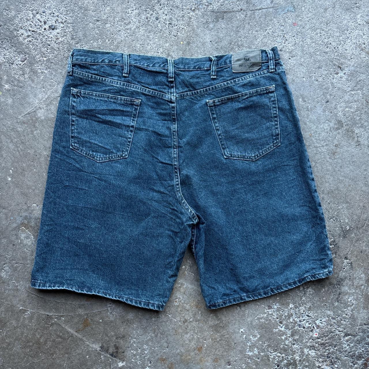 Blue denim Wrangler shorts