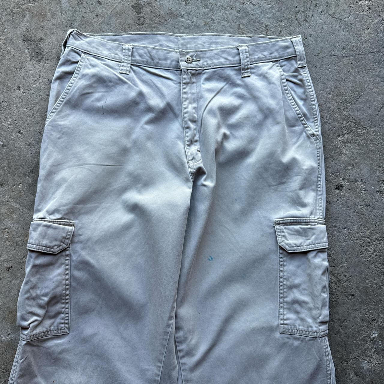Cream Dickies workwear trousers
