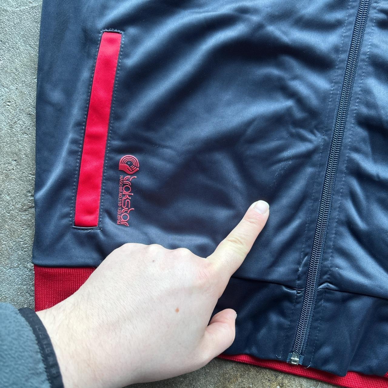 Red and black GioGoi zip-up hoody