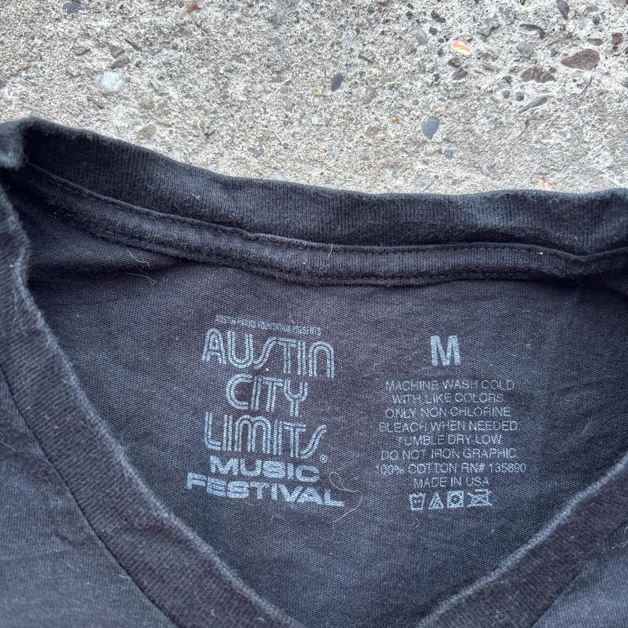 Official Austin City Limits Music Festival 2016 black t-shirt