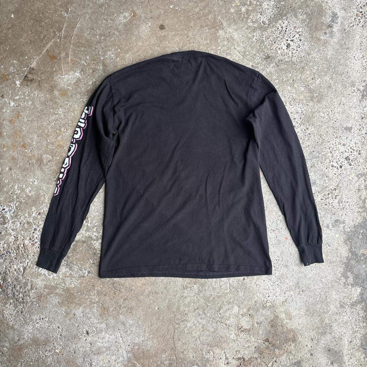 Black Long-Sleeve Tupac Shakur Graphic T-Shirt - M