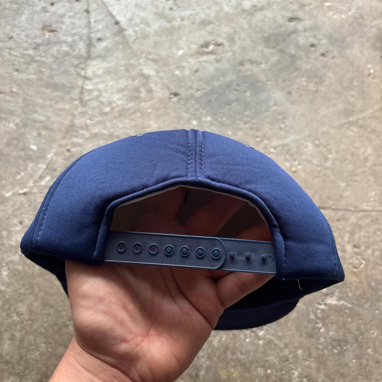 Vintage Navy Snapback with ‘Faster, Faster’ embroidered patch - OS