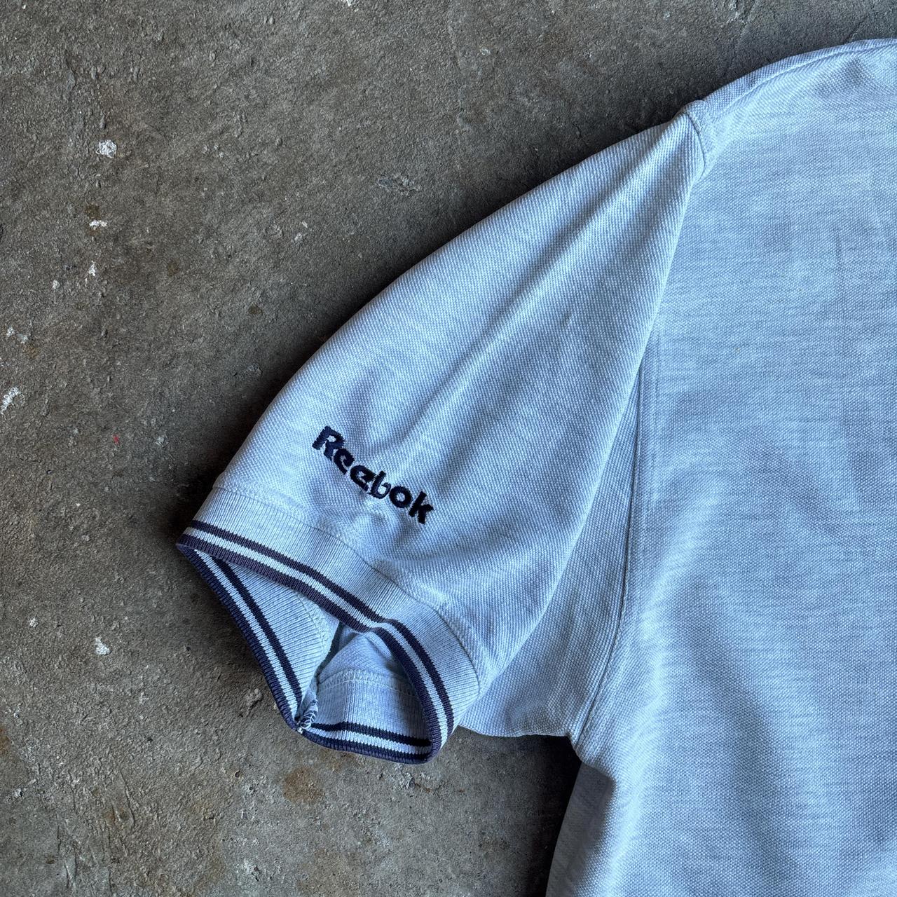 Grey Reebok Athletic Polo Shirt
