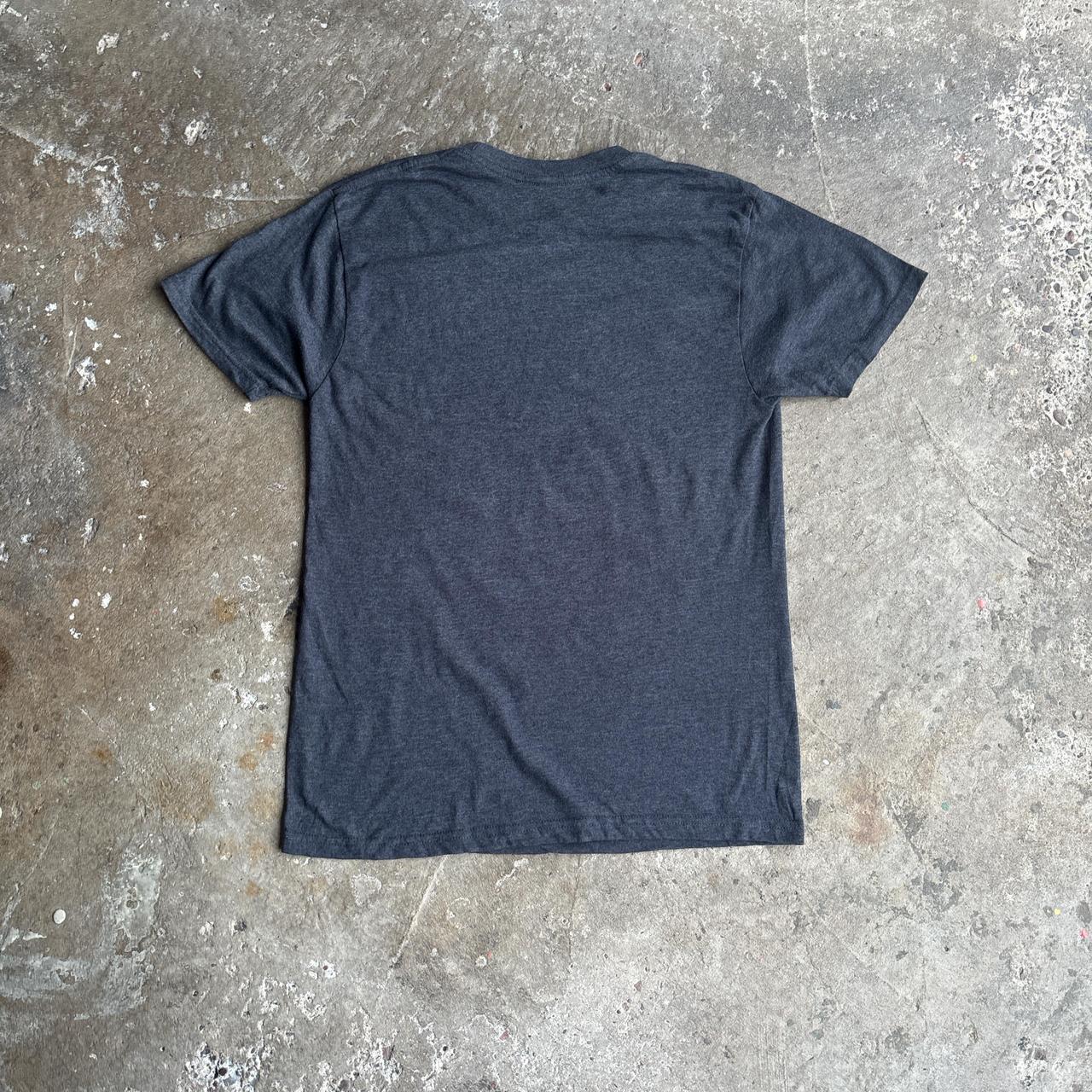 Dark Grey Nirvana Smiley Face Graphic T-Shirt