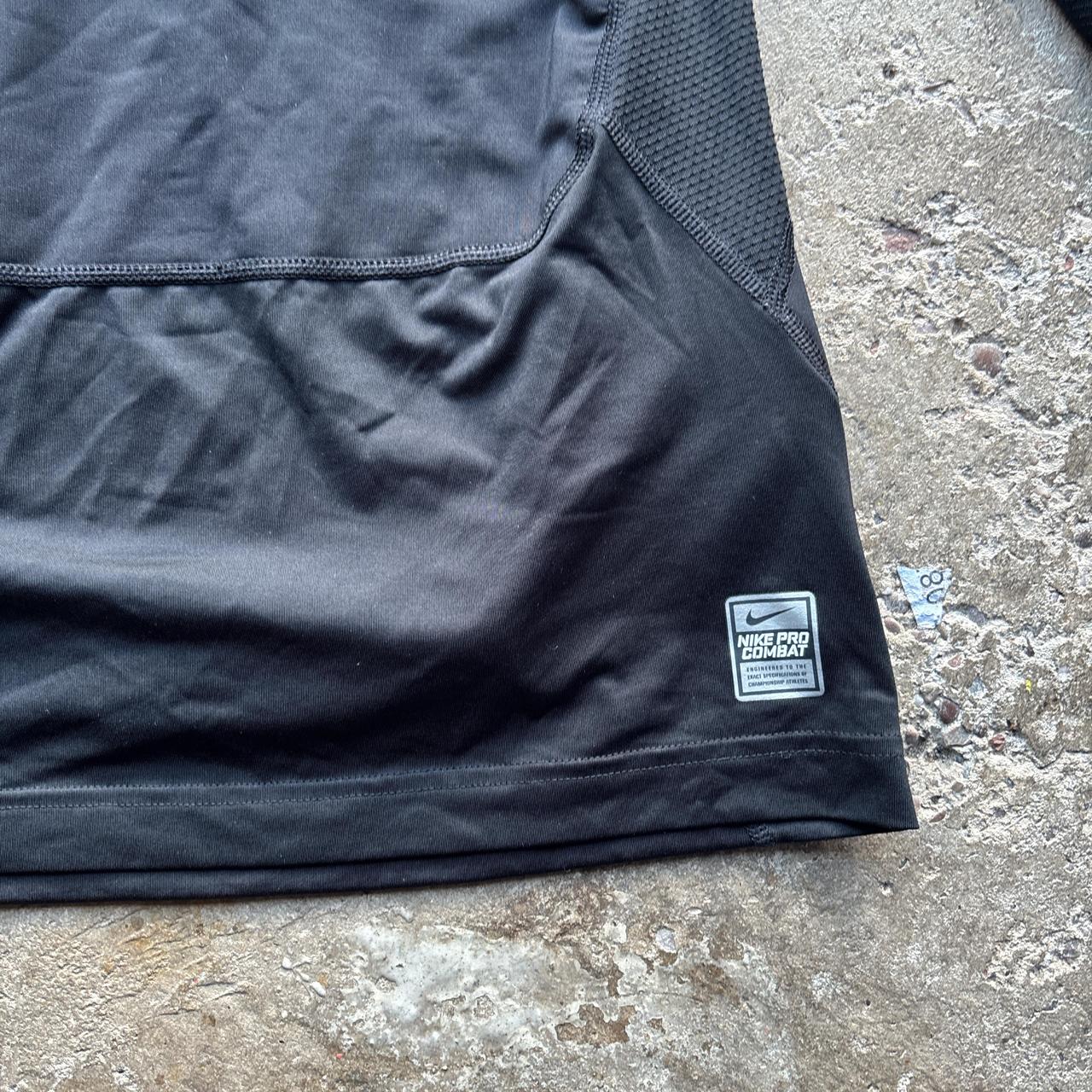 Black Nike Pro Combat compression long sleeve top