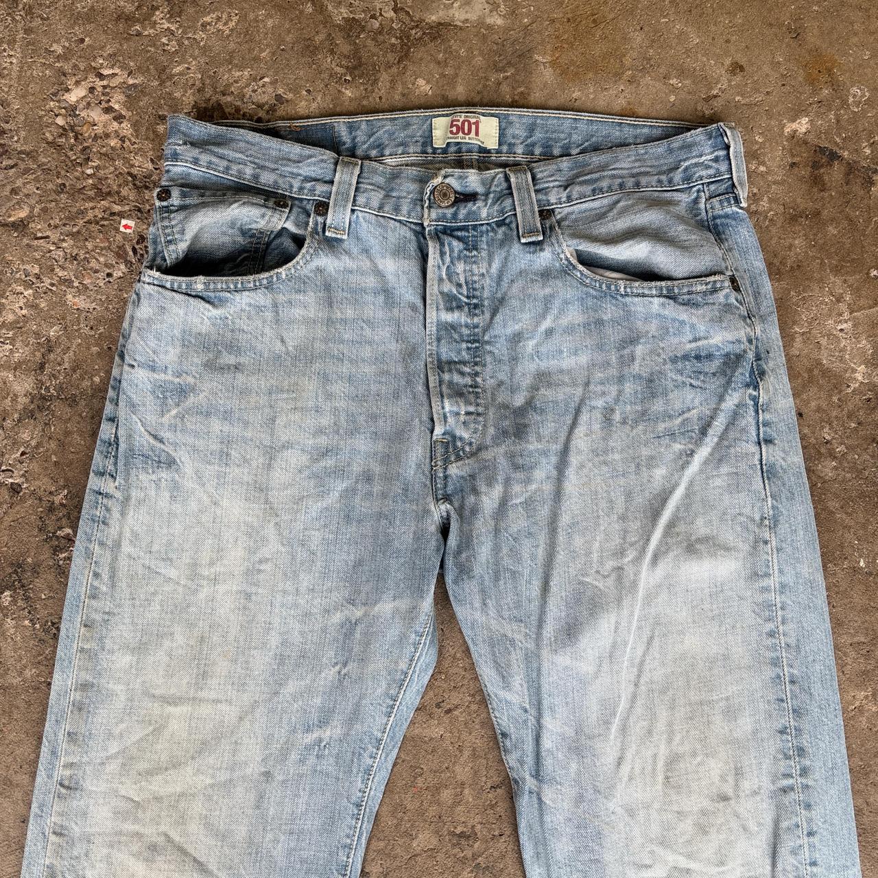 Light blue Levi's 501 jeans