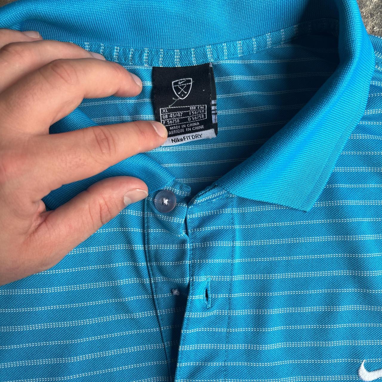 Blue and white Nike Golf Polo shirt