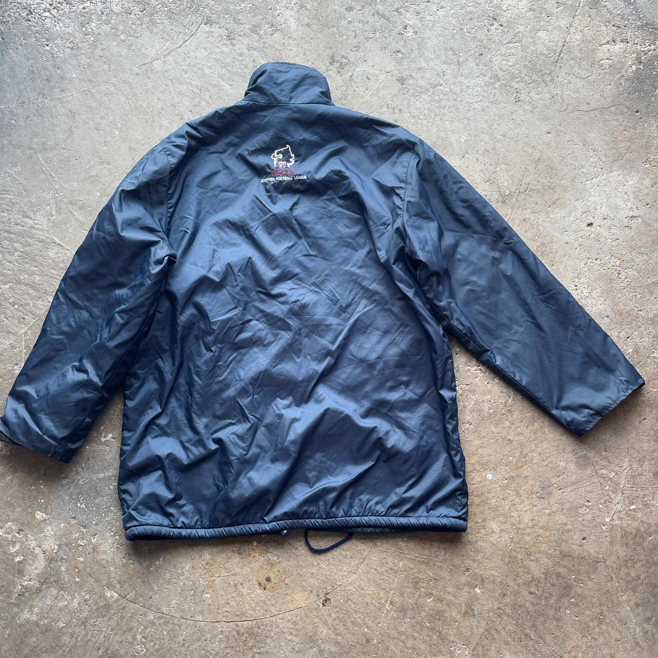 Vintage Bell’s Whisky Scottish League jacket with burgundy fleece lining