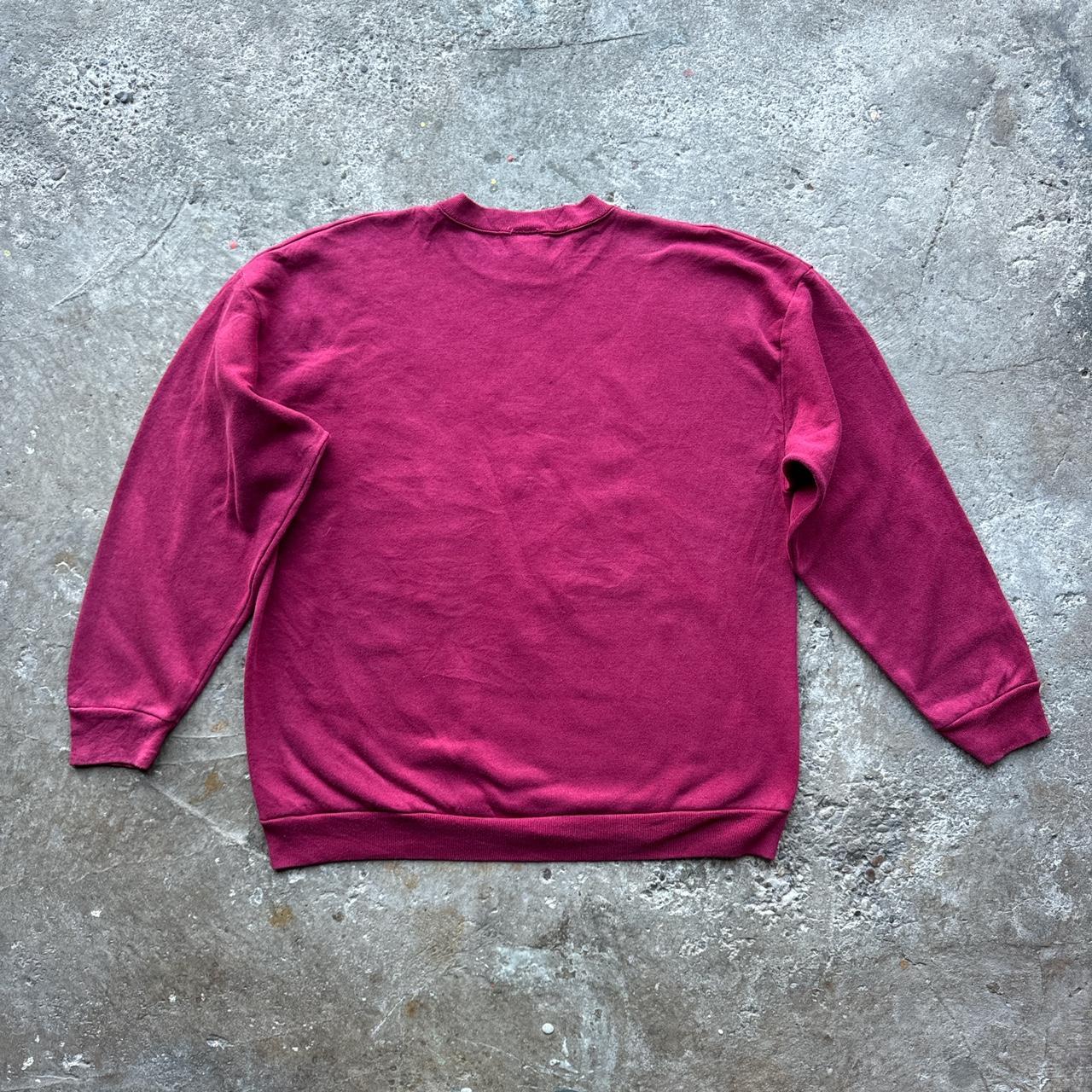 Burgundy sweatshirt with ‘Kermit Yellowjackets’ print