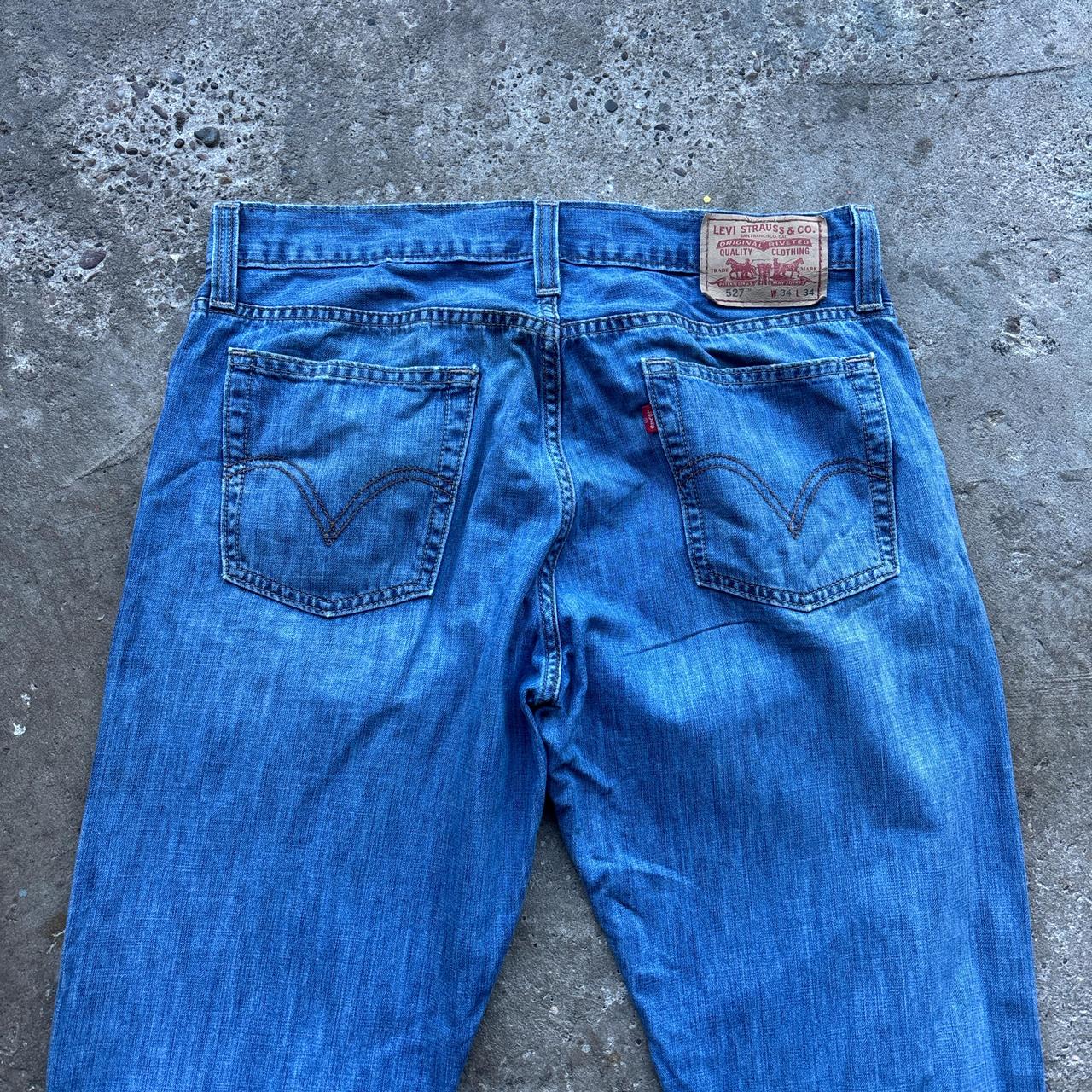 Blue Levi’s 527 Boot Cut Flared Jeans - W34