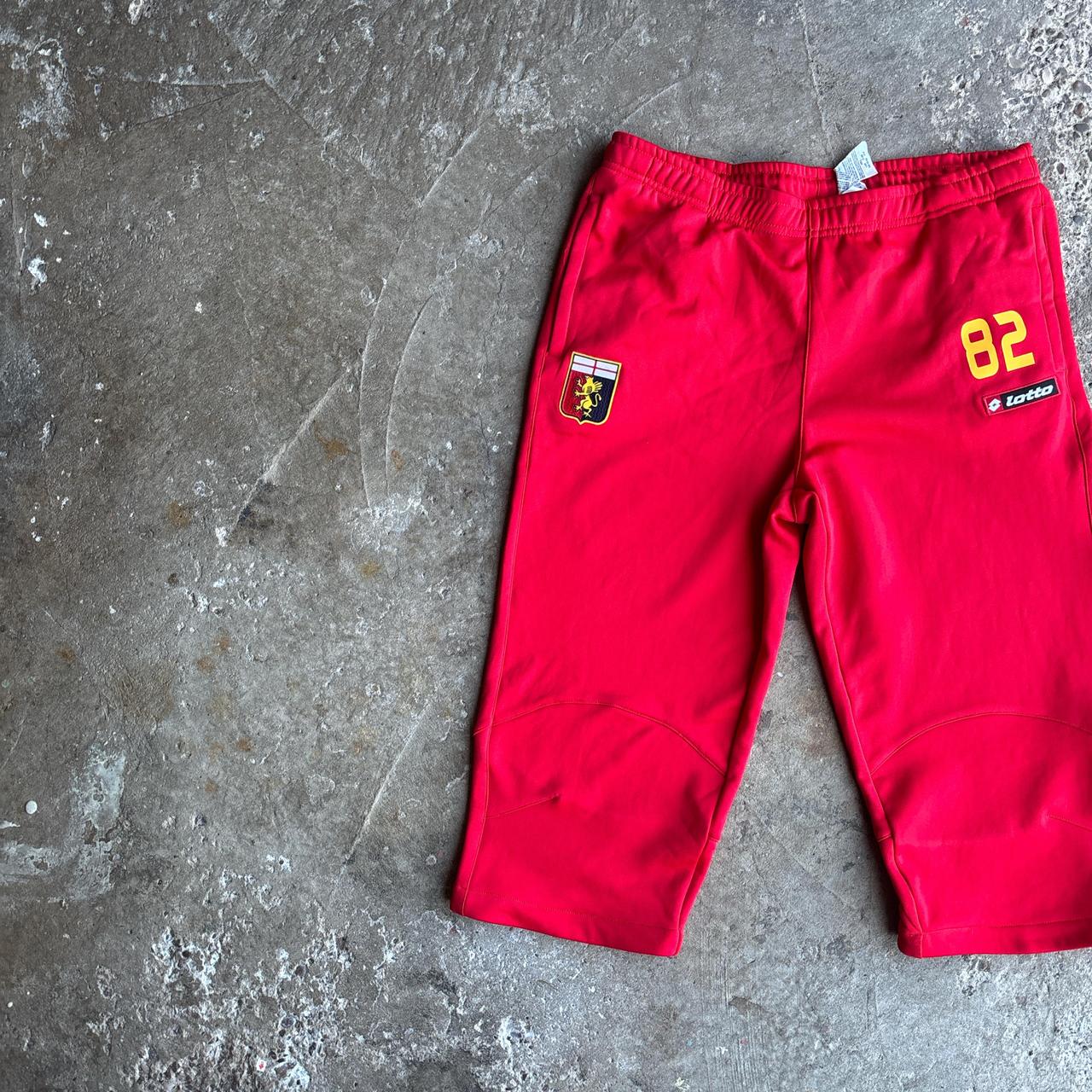 Lotto Genoa CFC Red Tracksuit Bottoms (3/4 Length)