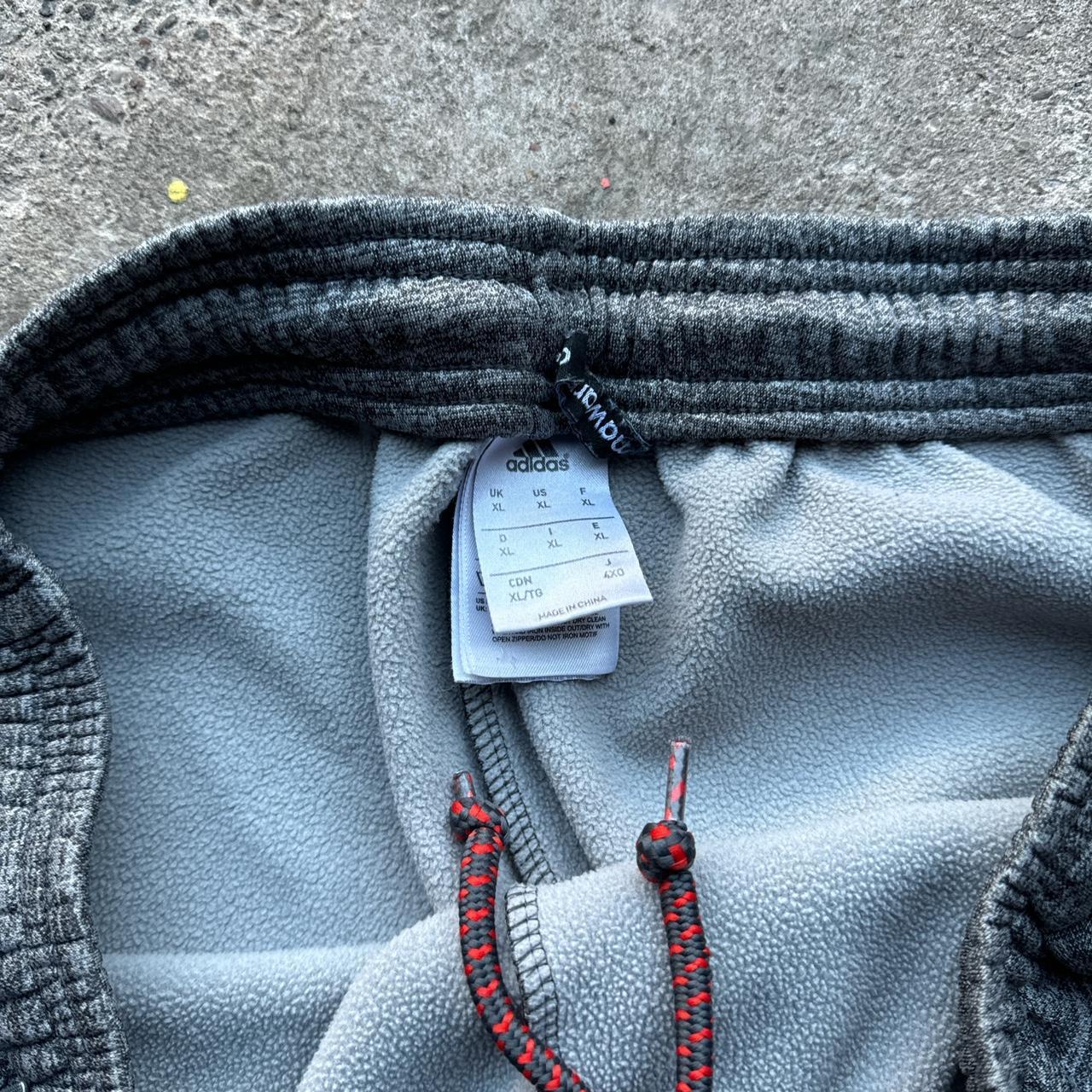 Grey Adidas jogging bottoms