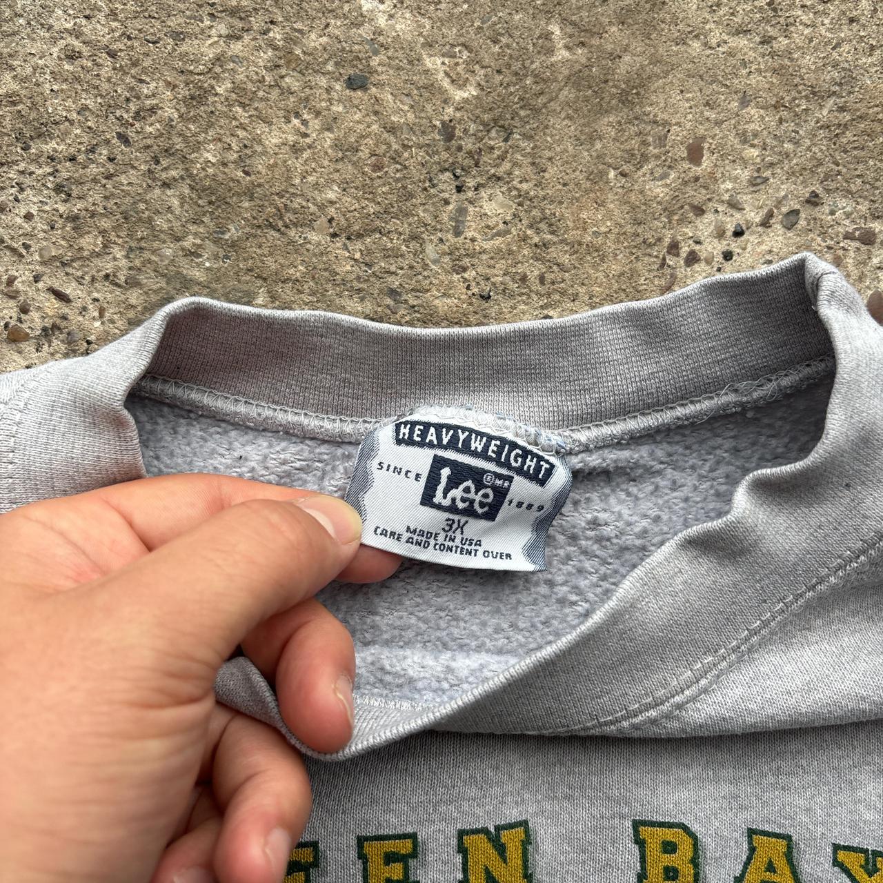 90s Grey Lee Green Bay Packers sweatshirt - XXXL