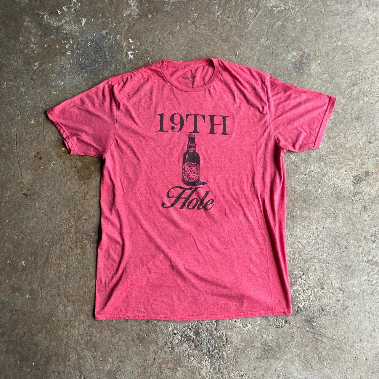 Salmon Pink ‘19th hole’ T-Shirt