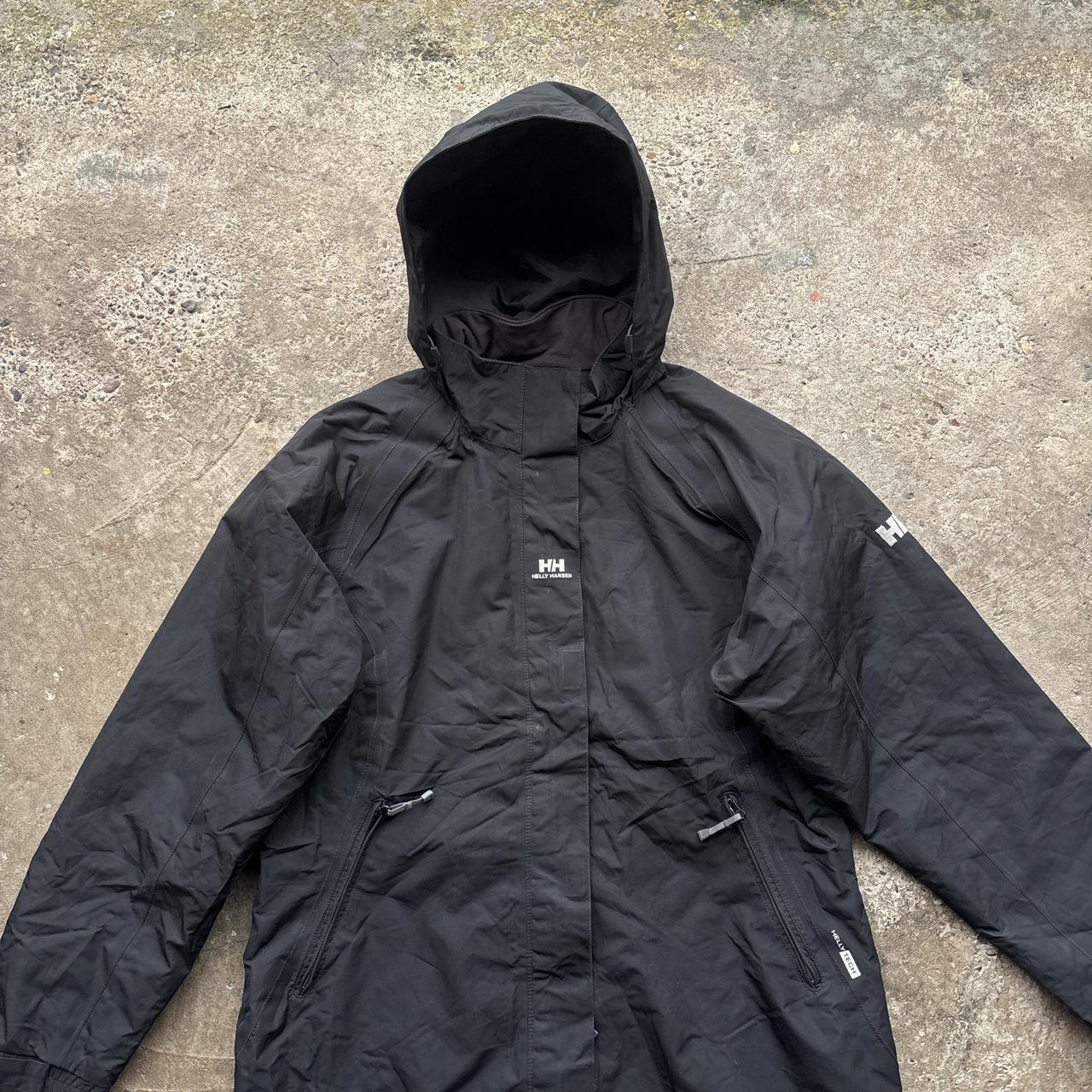Helly Hansen black technical parka jacket